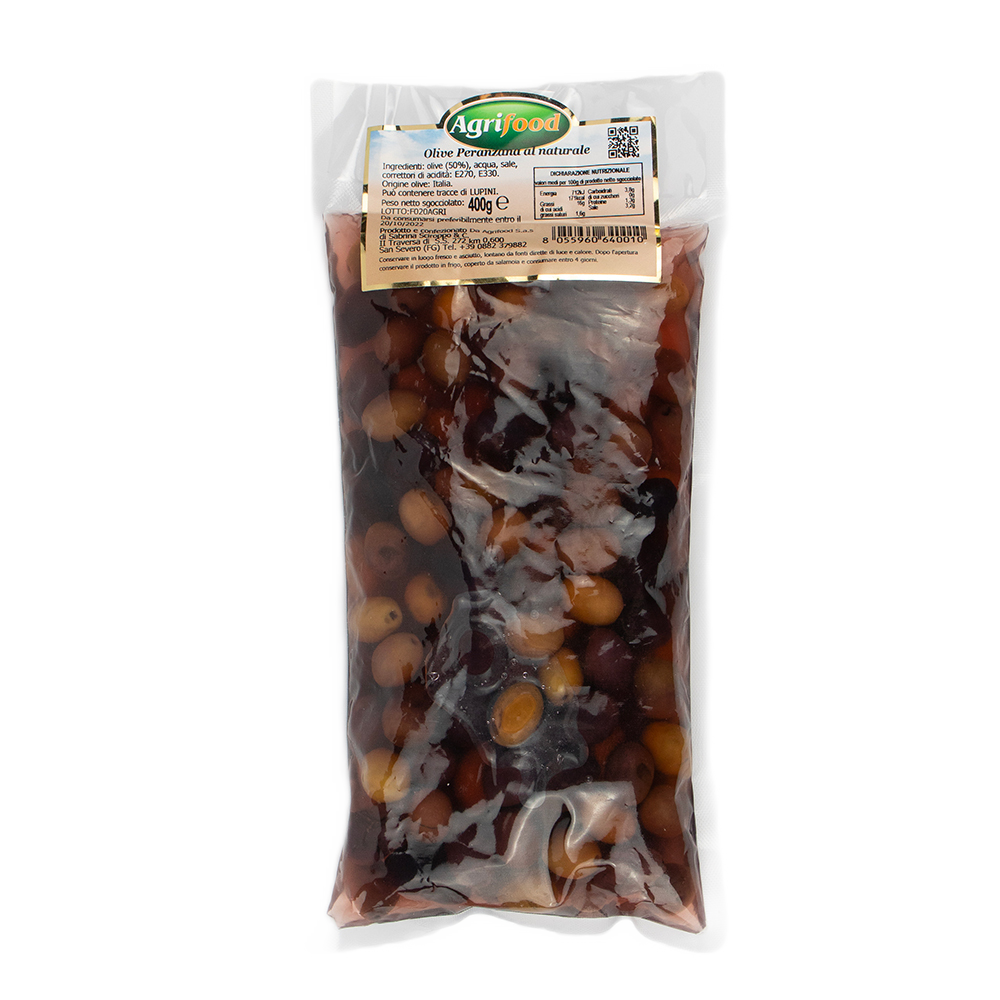 Olive Peranzana al naturale