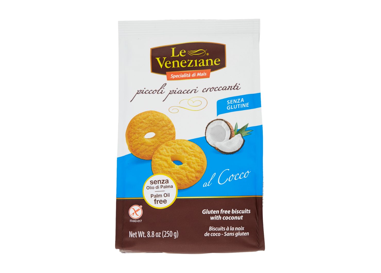 Le Veneziane Kokosiniai sausainiai – 250 g