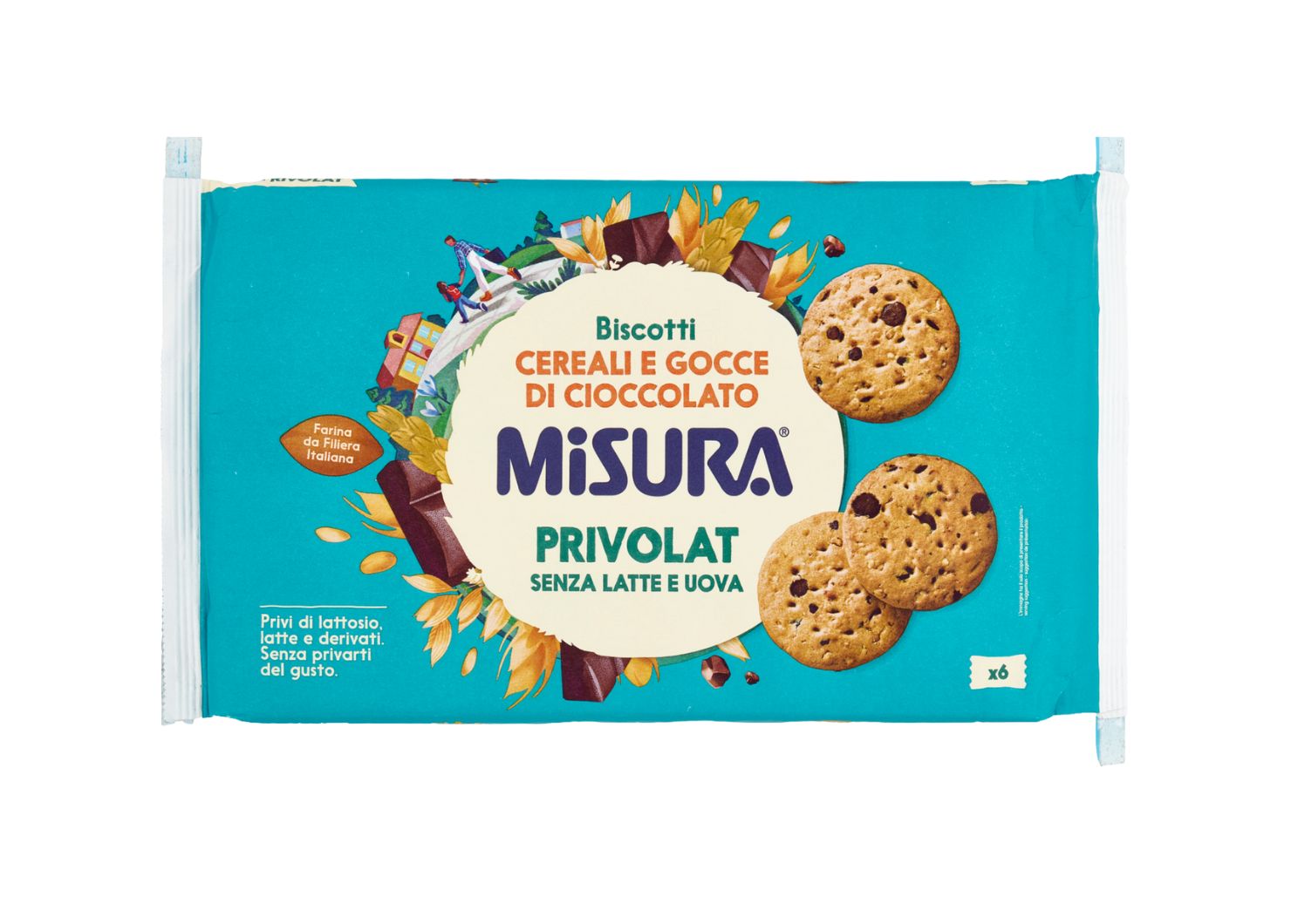 MISURA Biscotti Cereali e Gocce di Cioccolato – 280 g 