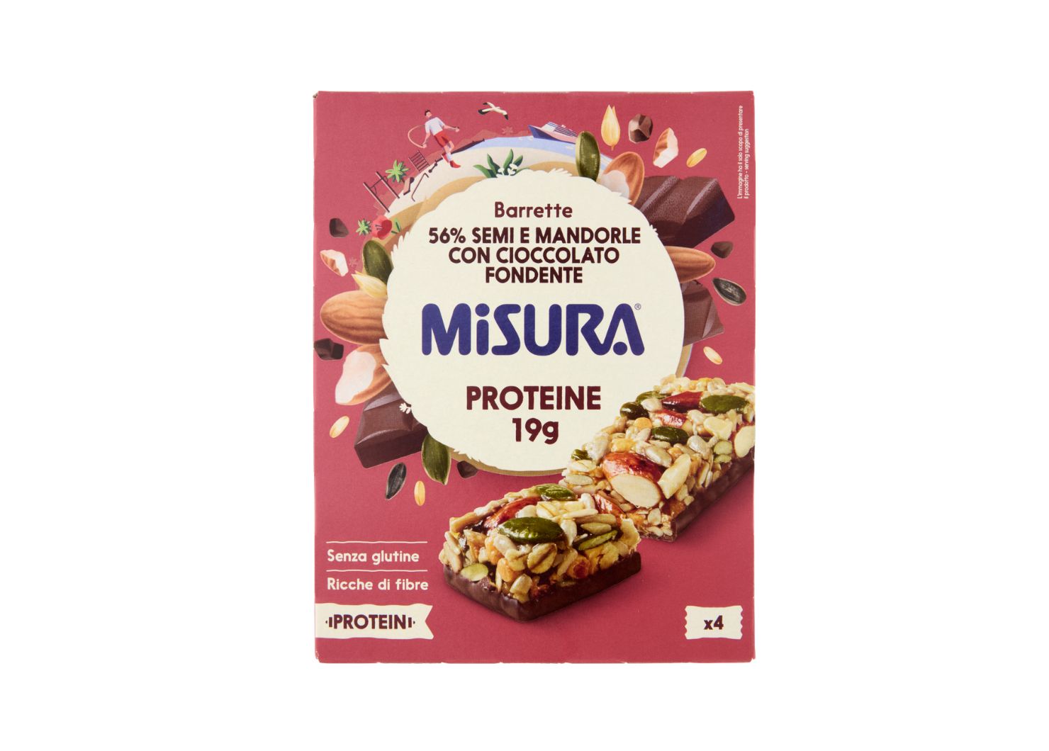 MISURA PROTEIN BARS CIOCCOLATO – 120 G