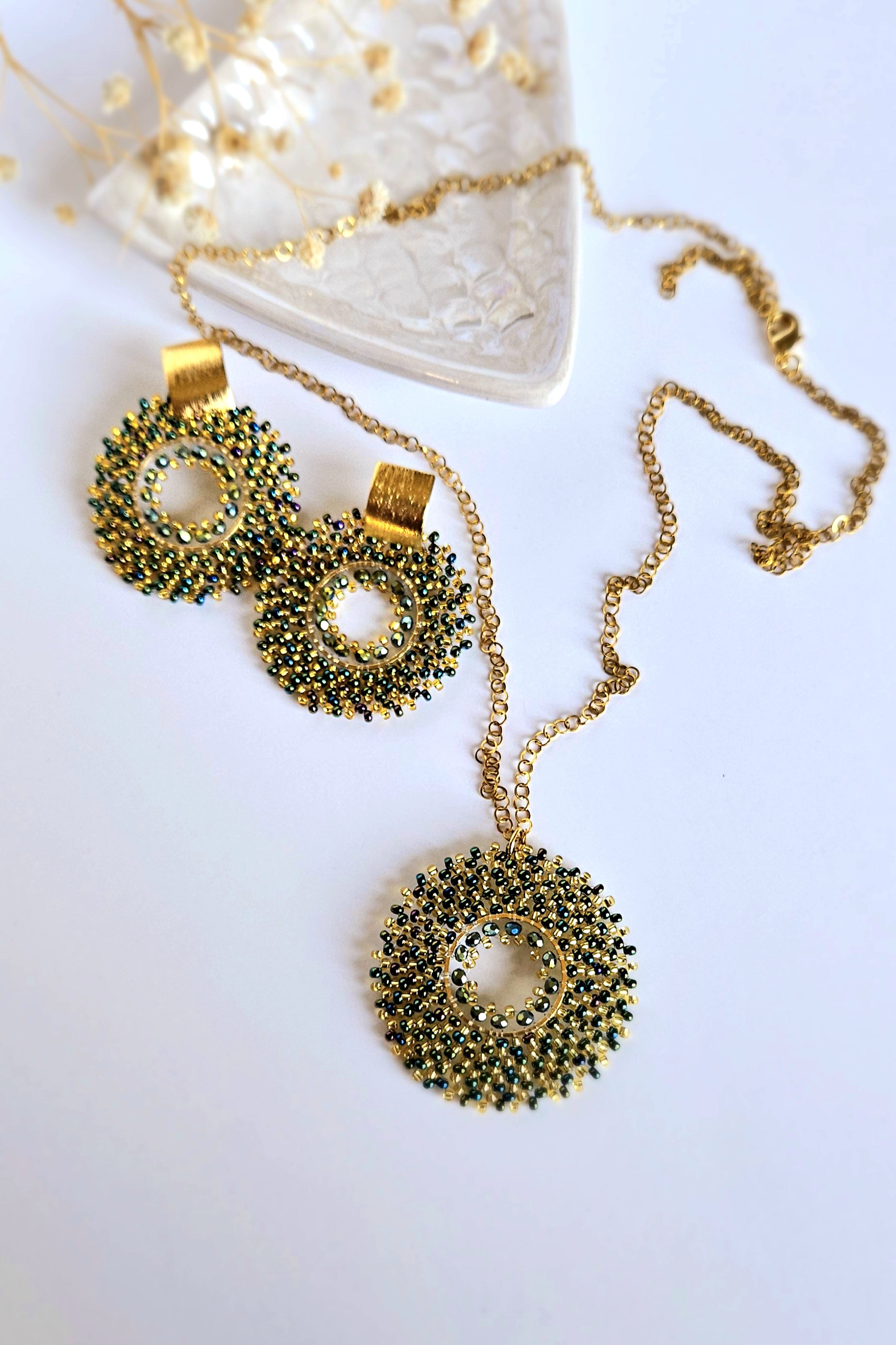 Set Seed Bead Mandala