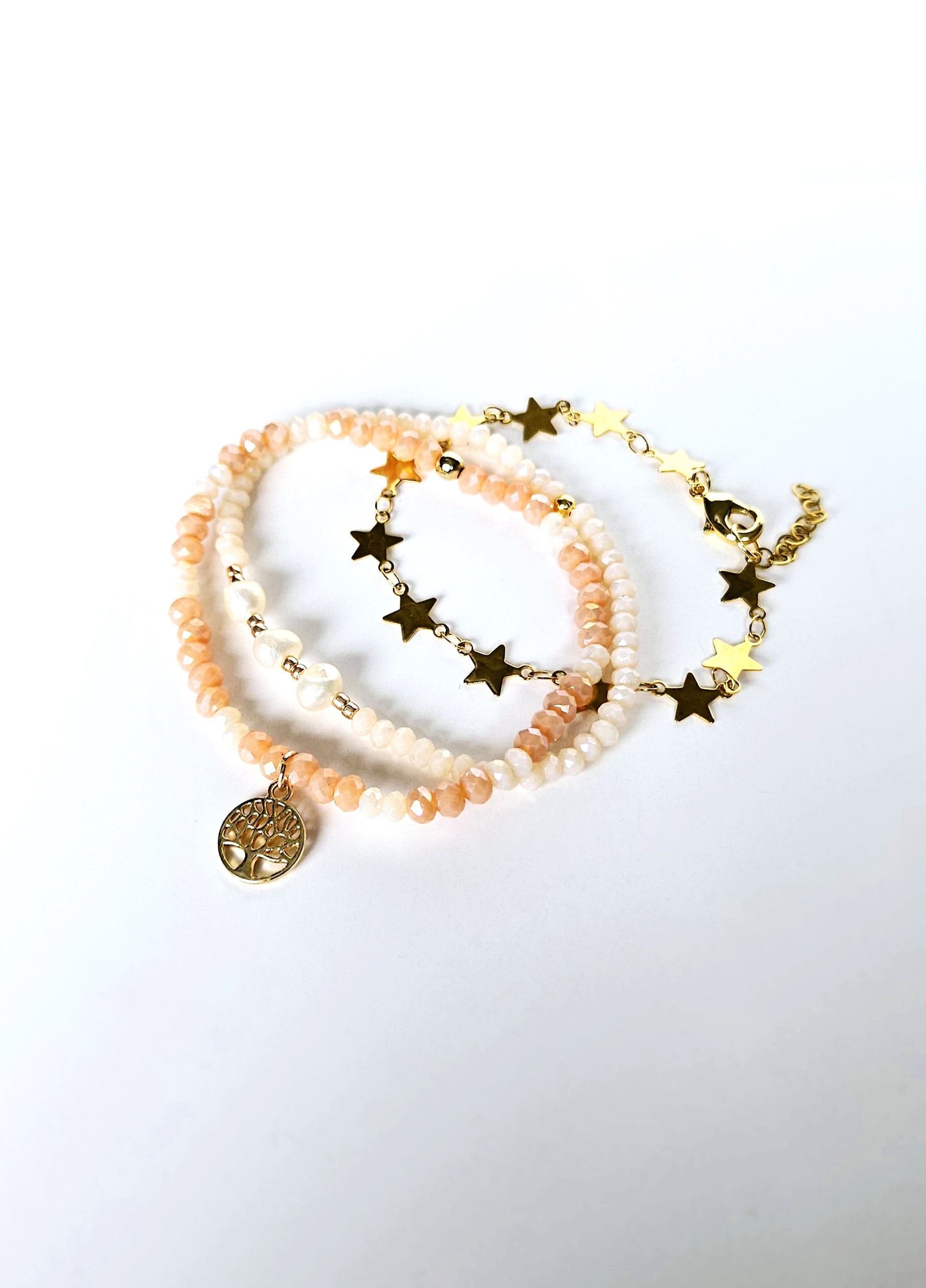 Stellar and Tree Trio Bracelet Set
