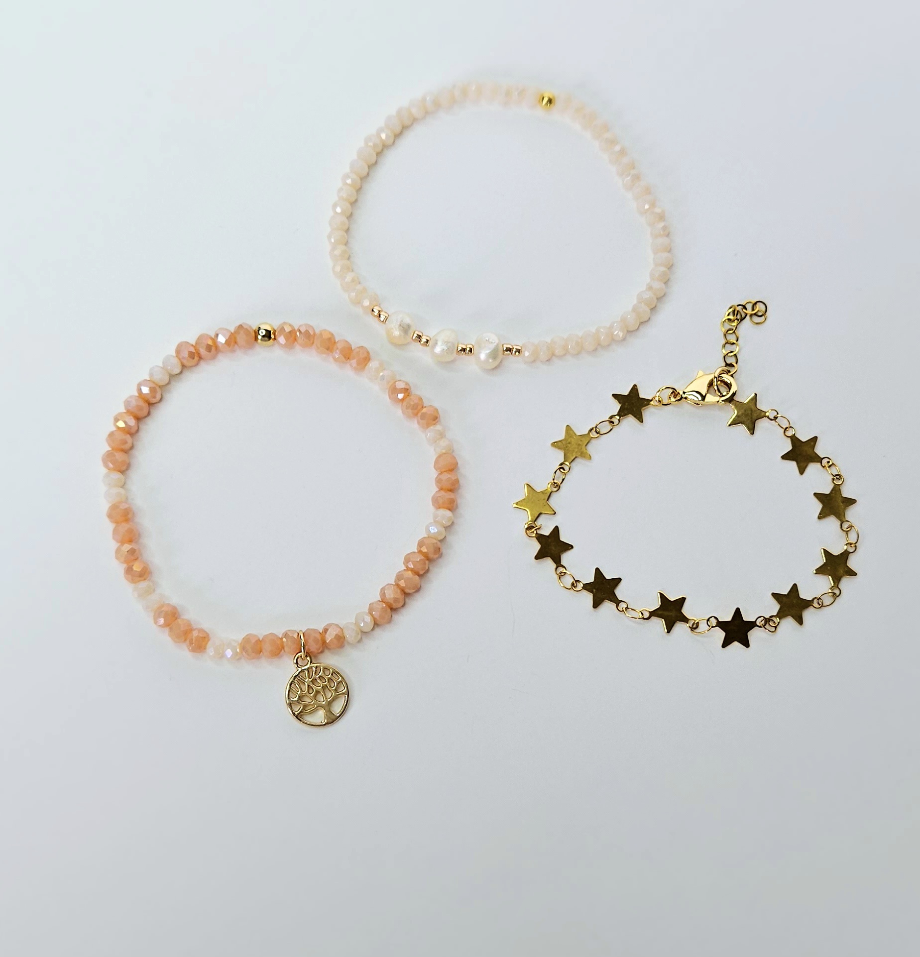 Stellar and Tree Trio Bracelet Set