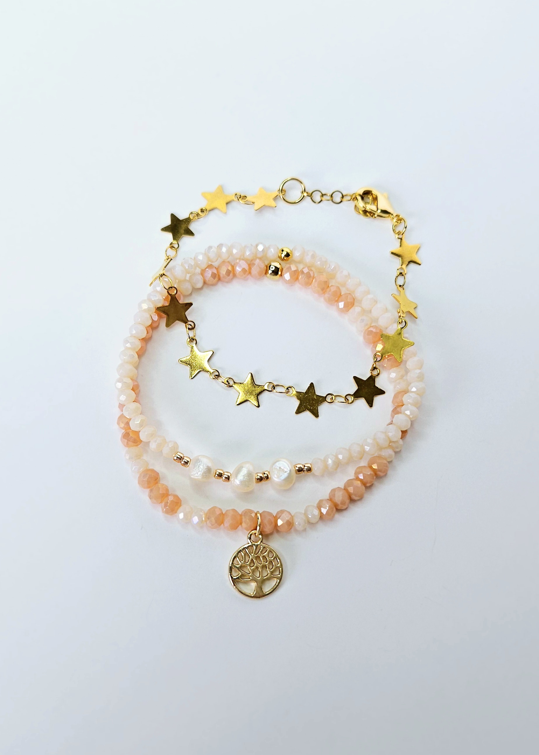 Stellar and Tree Trio Bracelet Set
