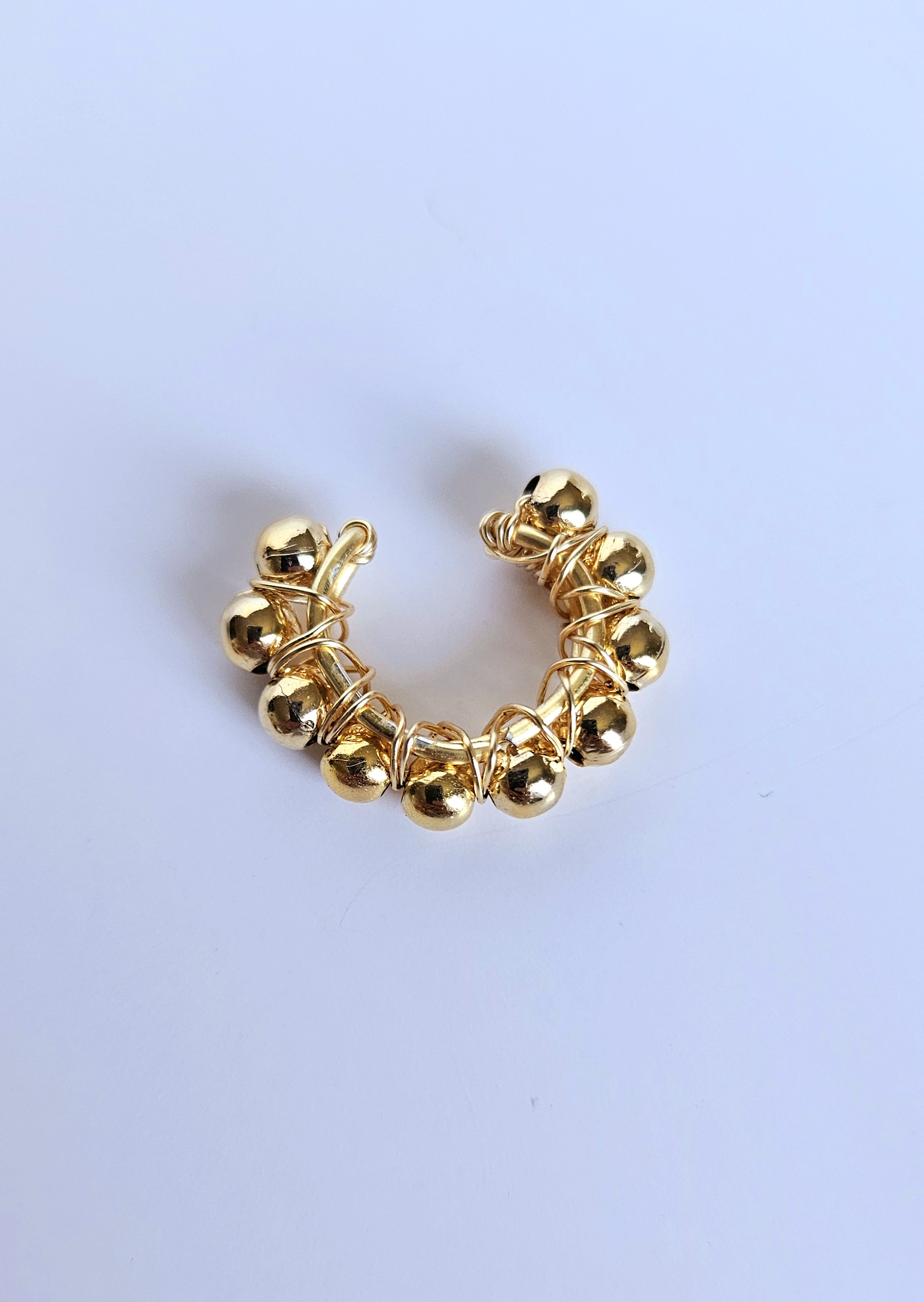 Twist & Bead Ear Cuff