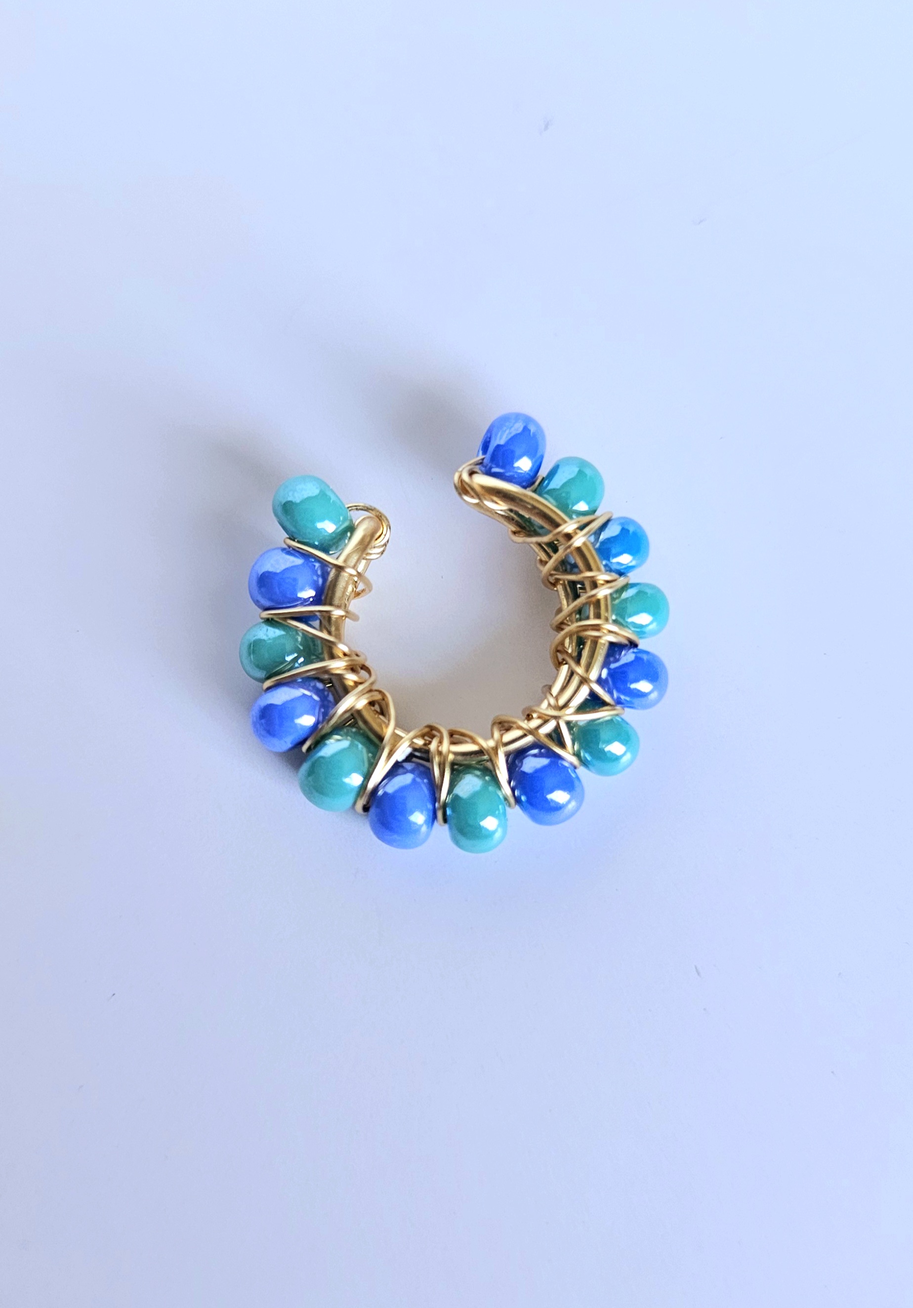 Twist & Bead Ear Cuff