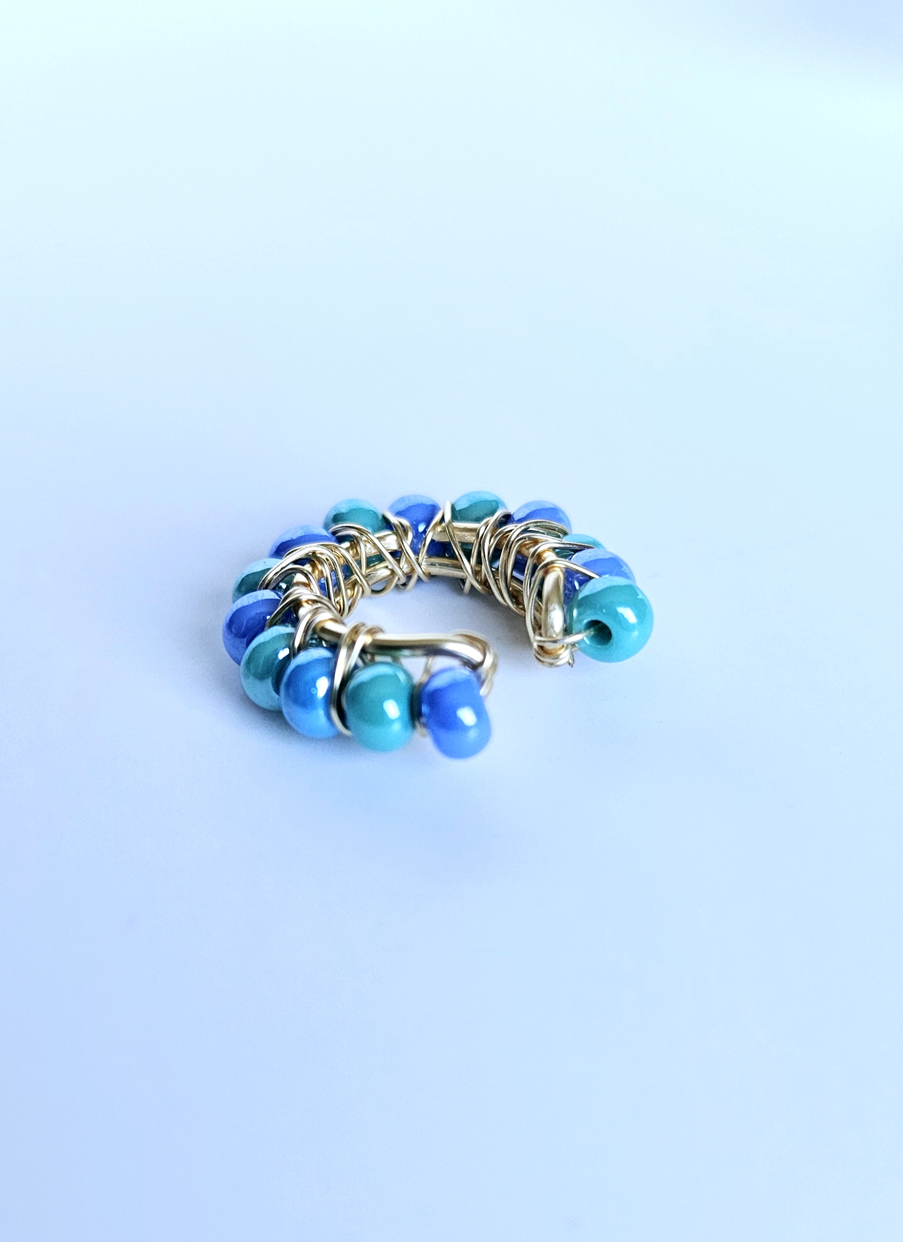 Twist & Bead Ear Cuff