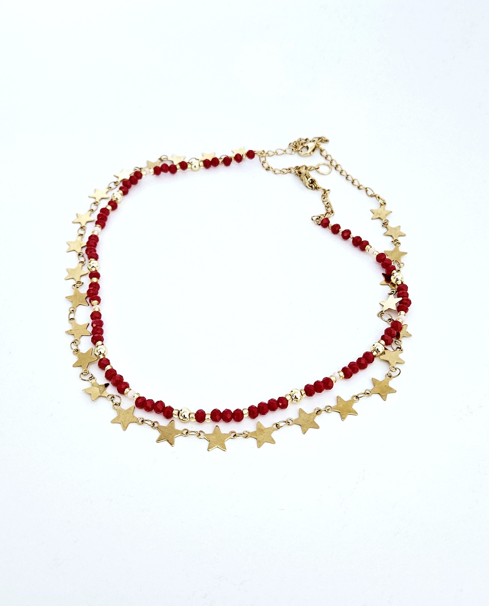 Star & Red Murano Duo