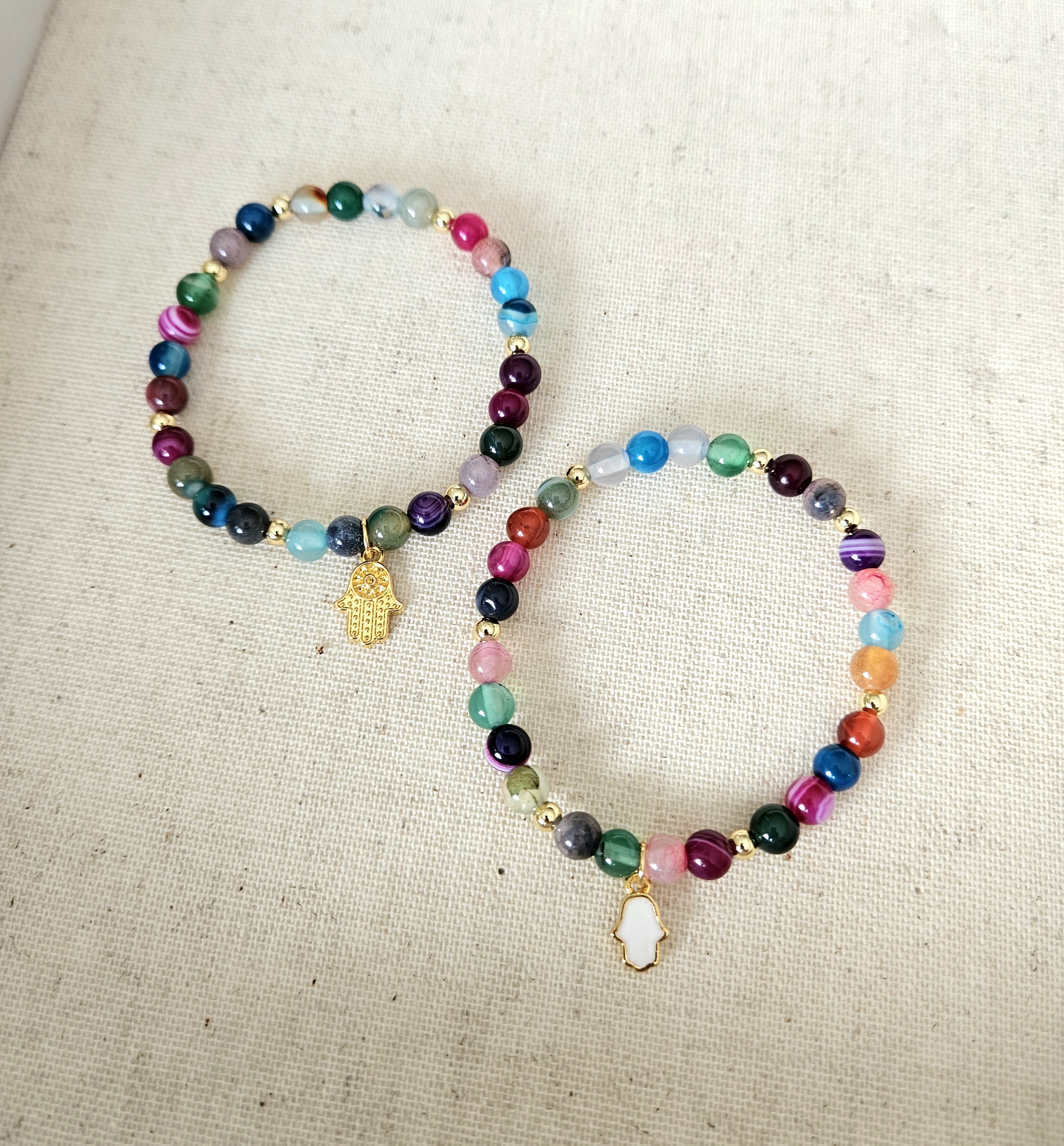 Colorful Agates Bracelet