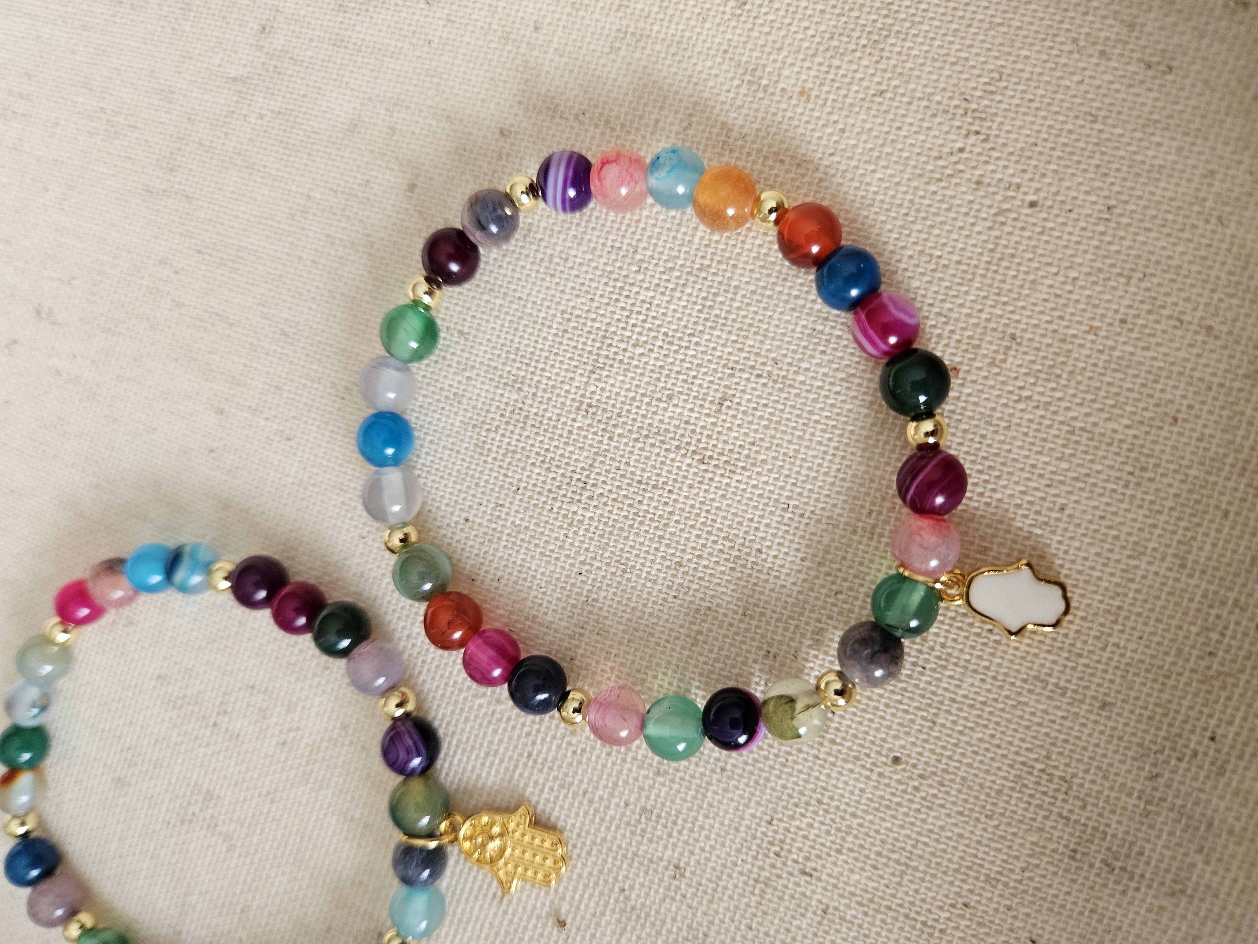Colorful Agates Bracelet