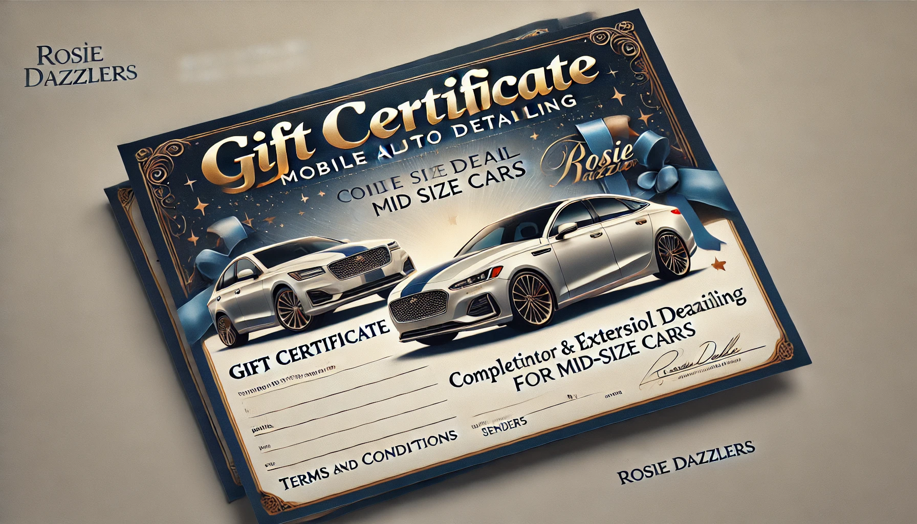 Gift - Complete Detail -Mid Size Cars (Open Ended)