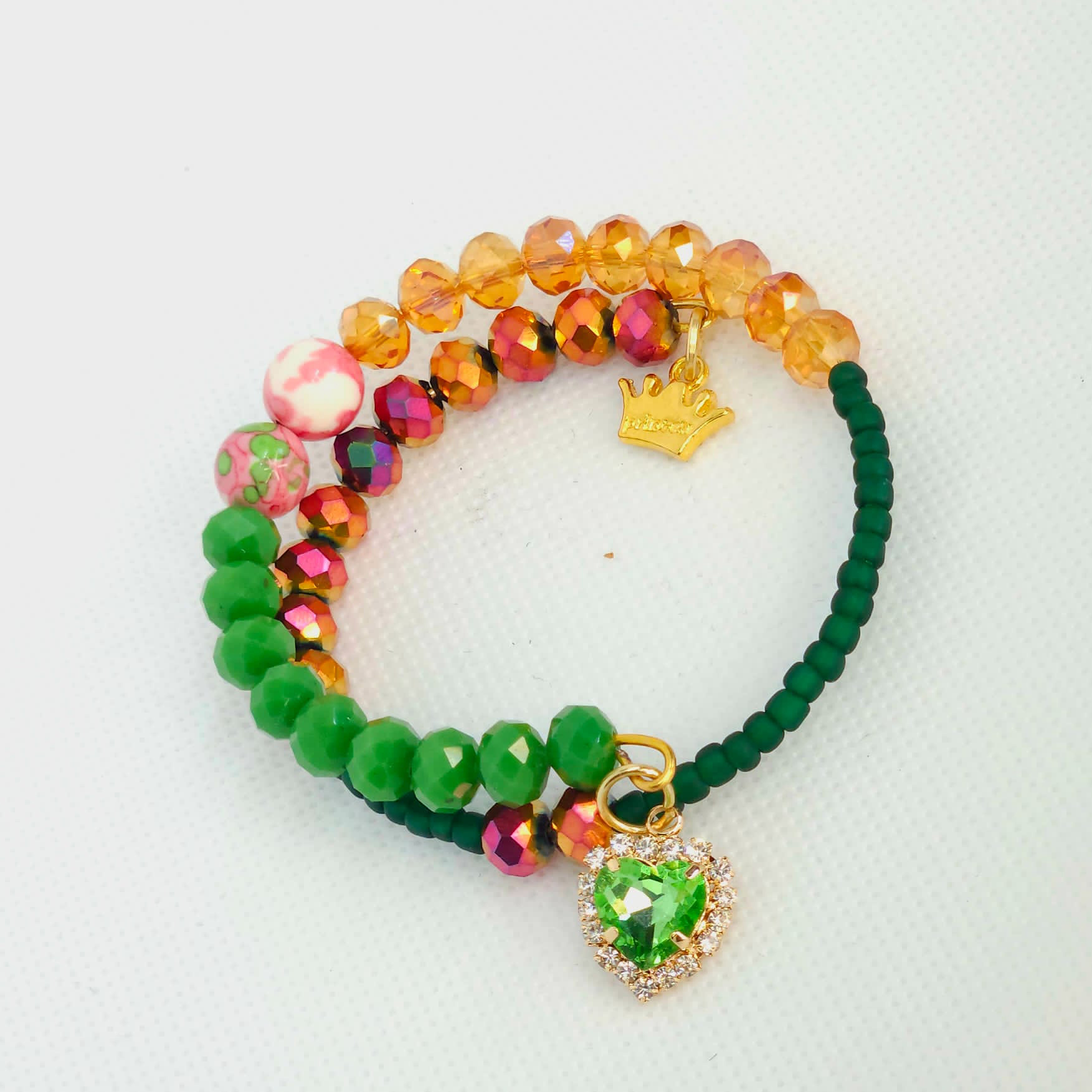Queen of Hearts Emerald Green