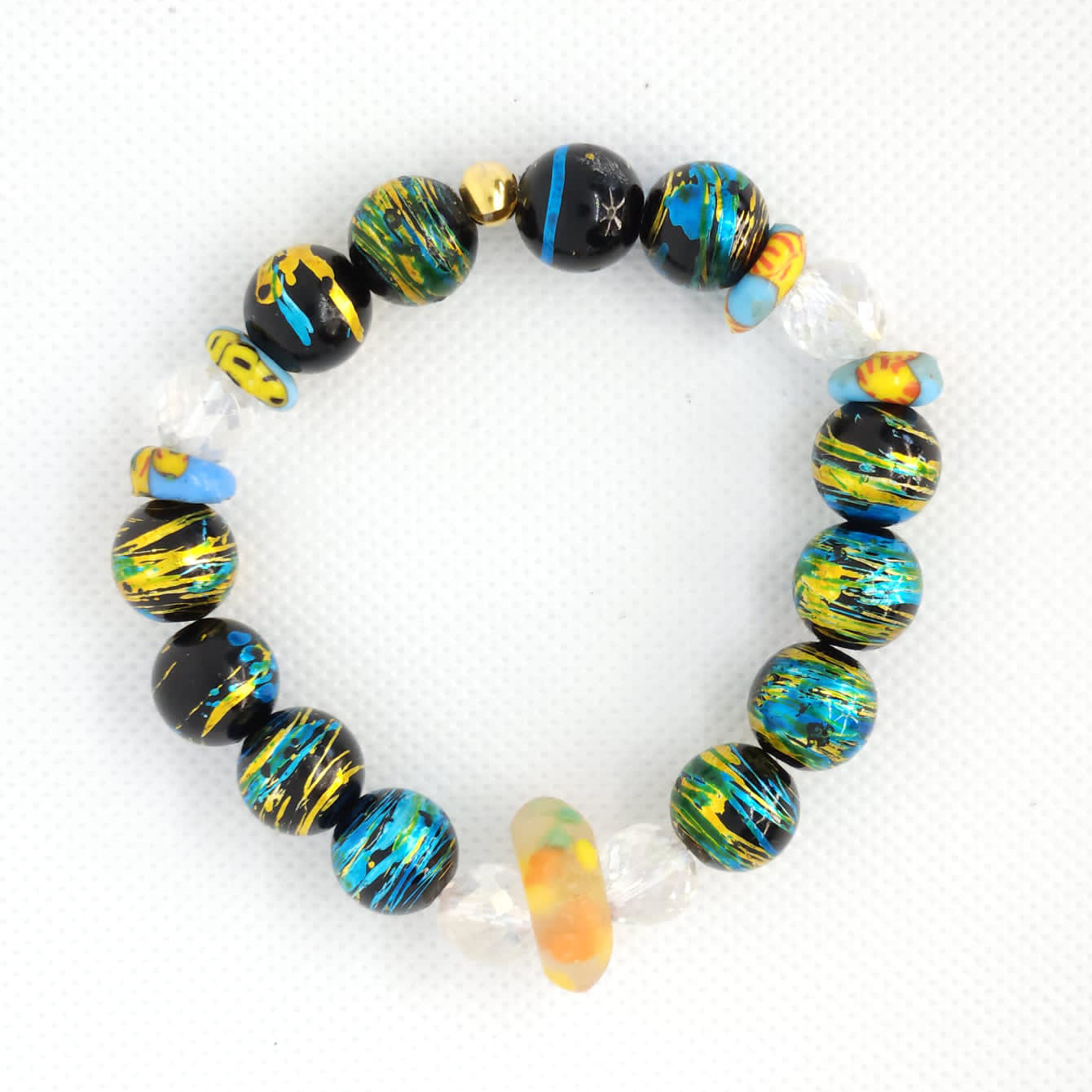 Lady in Multicolor Turquoise (Ghana)