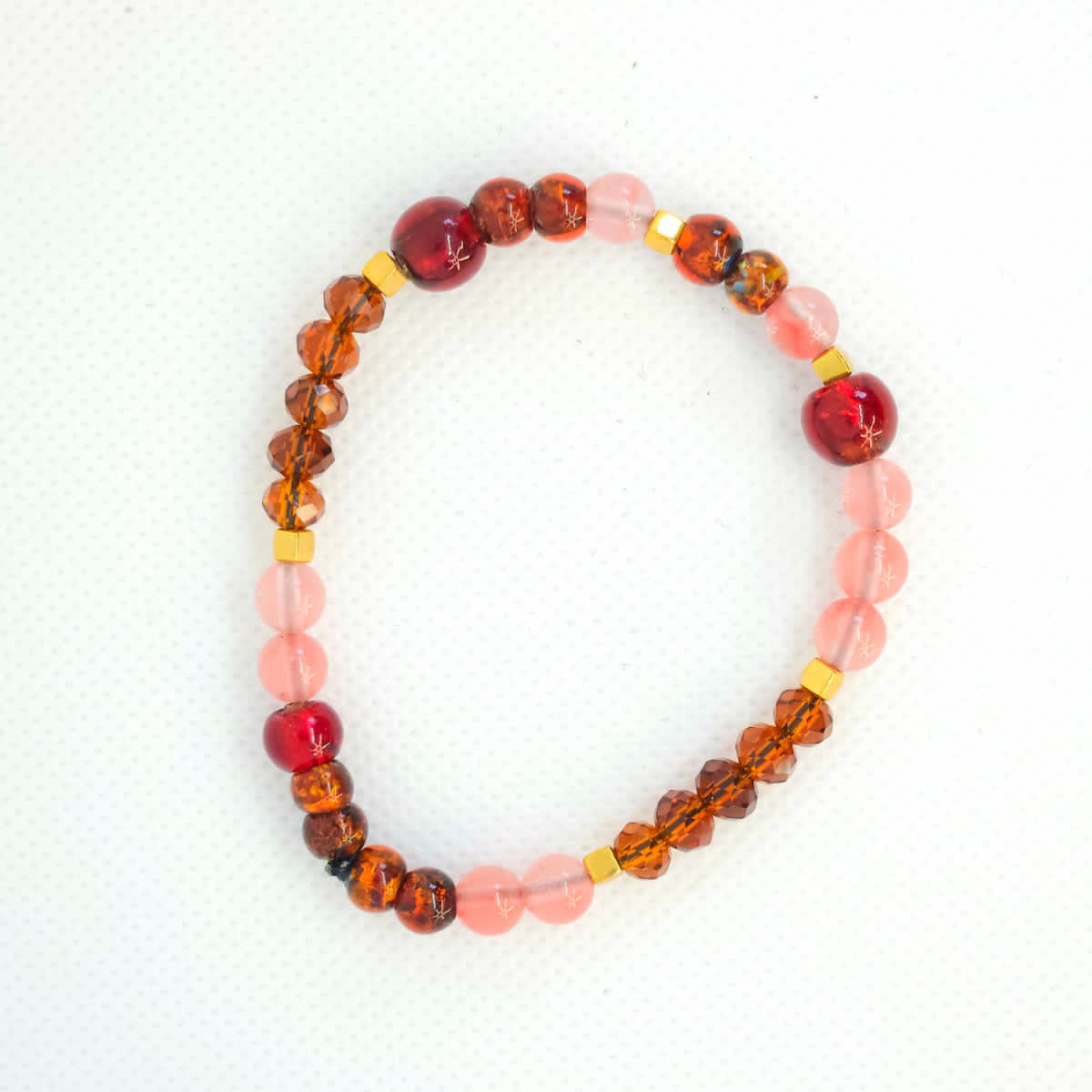 Mixed Amber - Gold Beads