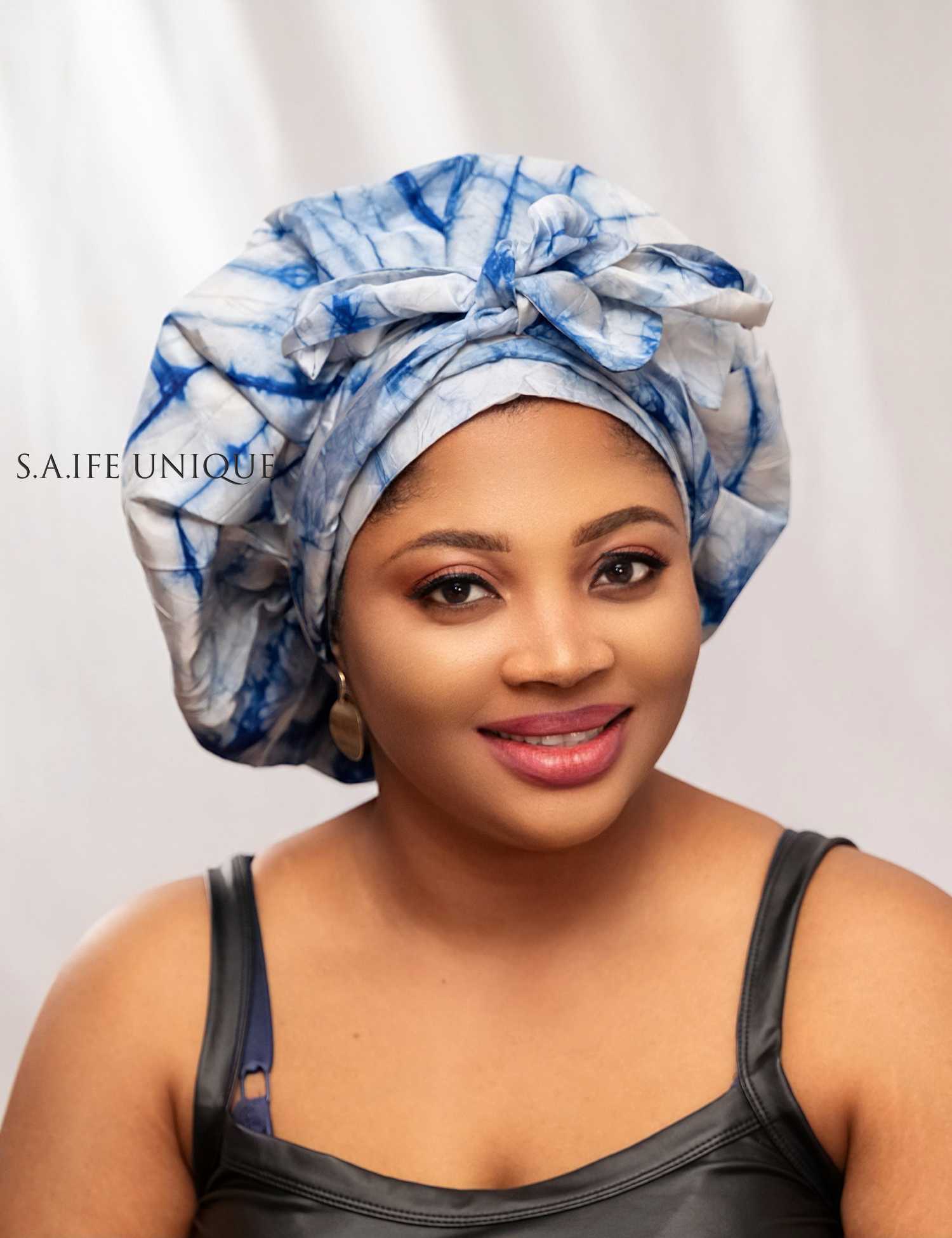 Blue Head-Wrap