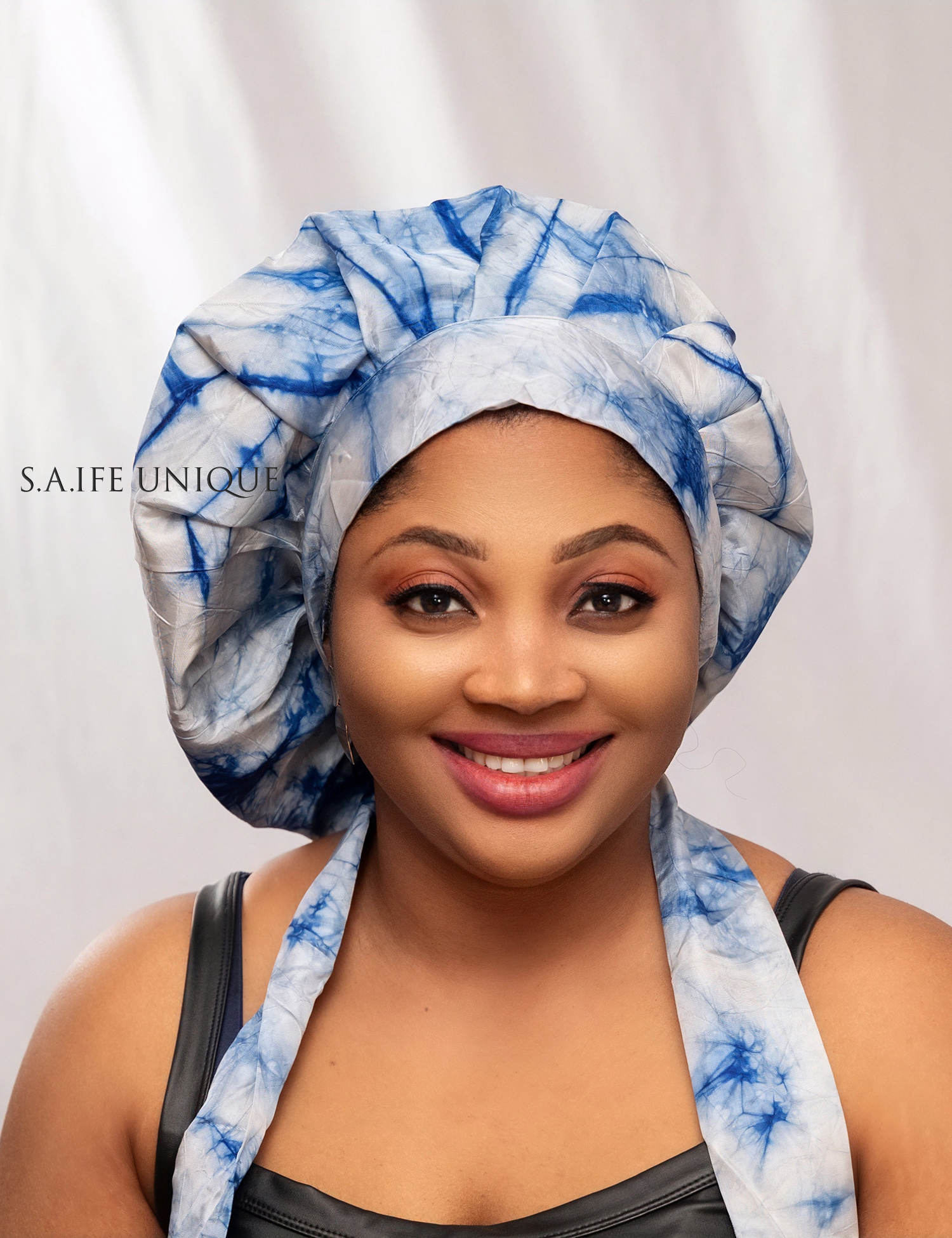 Blue Head-Wrap