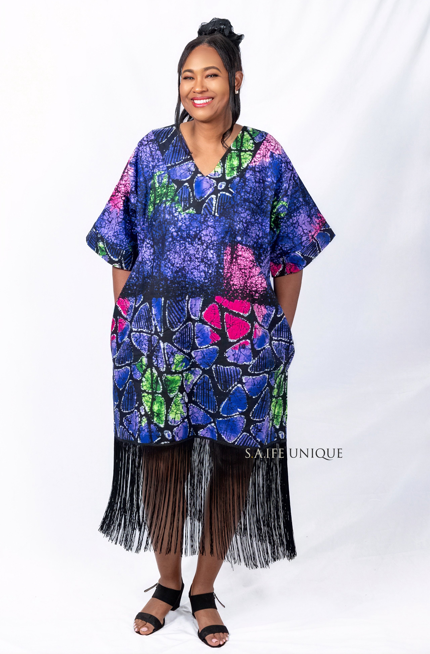 Ankara Sisi Eko Short Dress