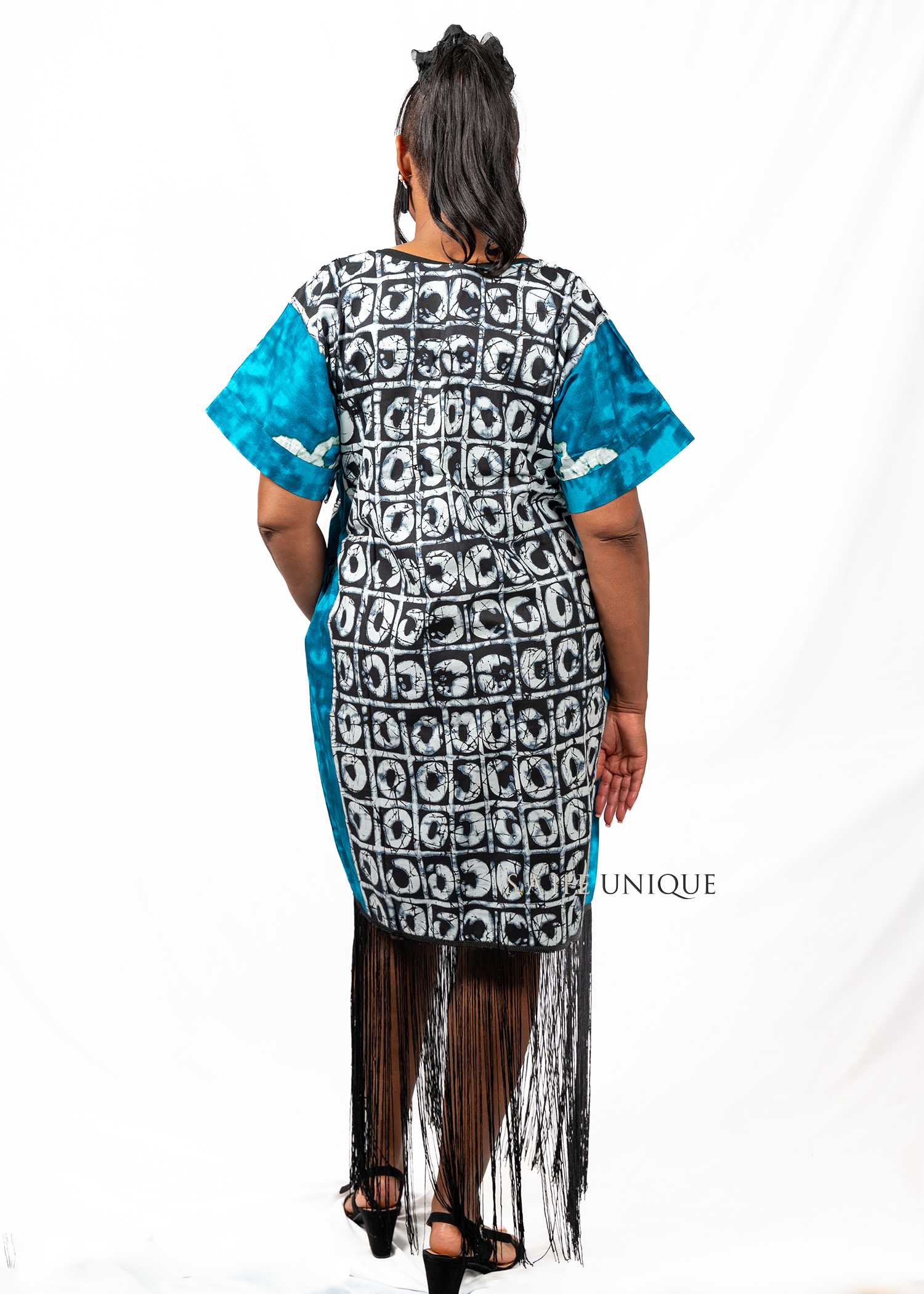 Ankara Sisi Eko Short Dress 