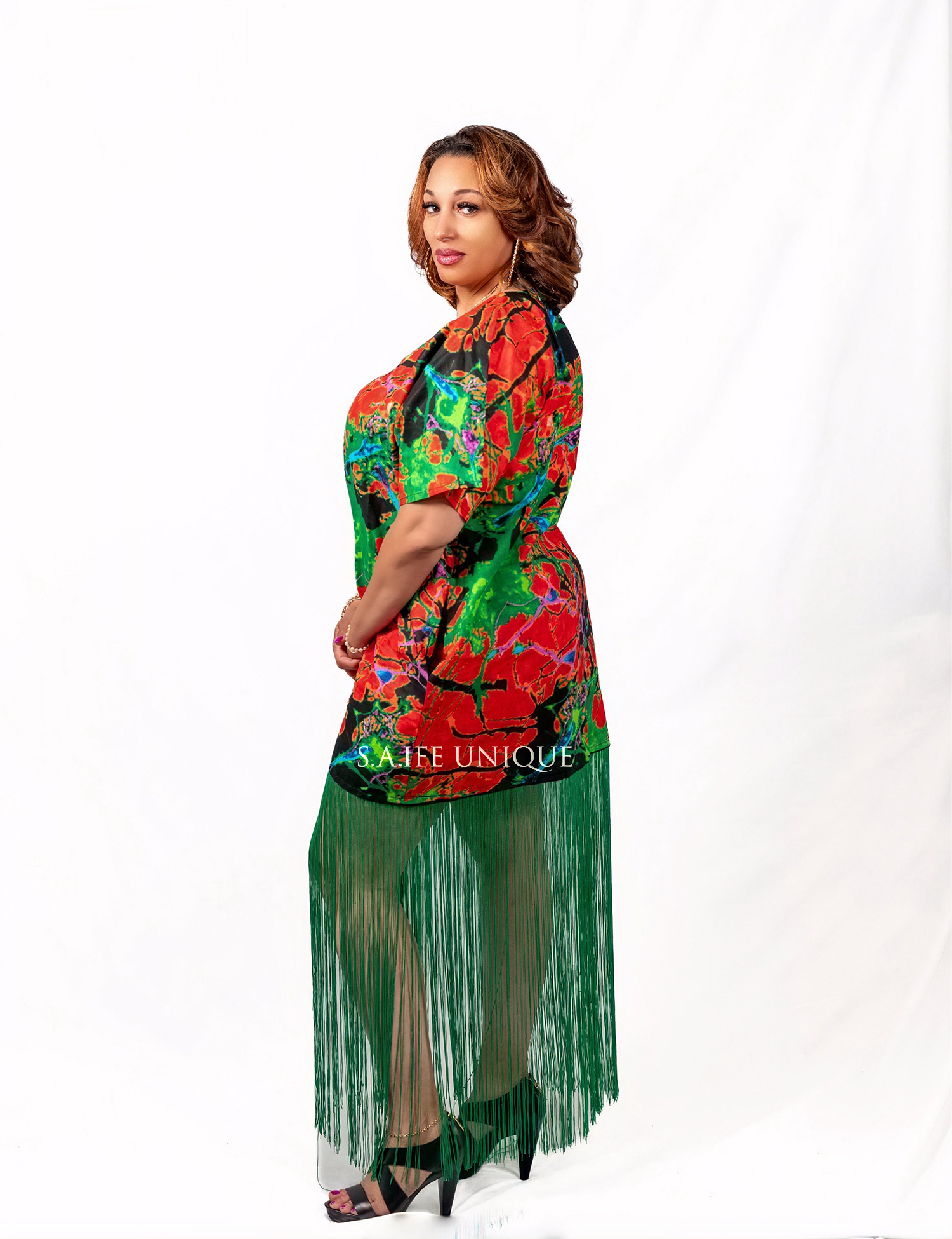 Ankara Sisi Eko Short Dress 
