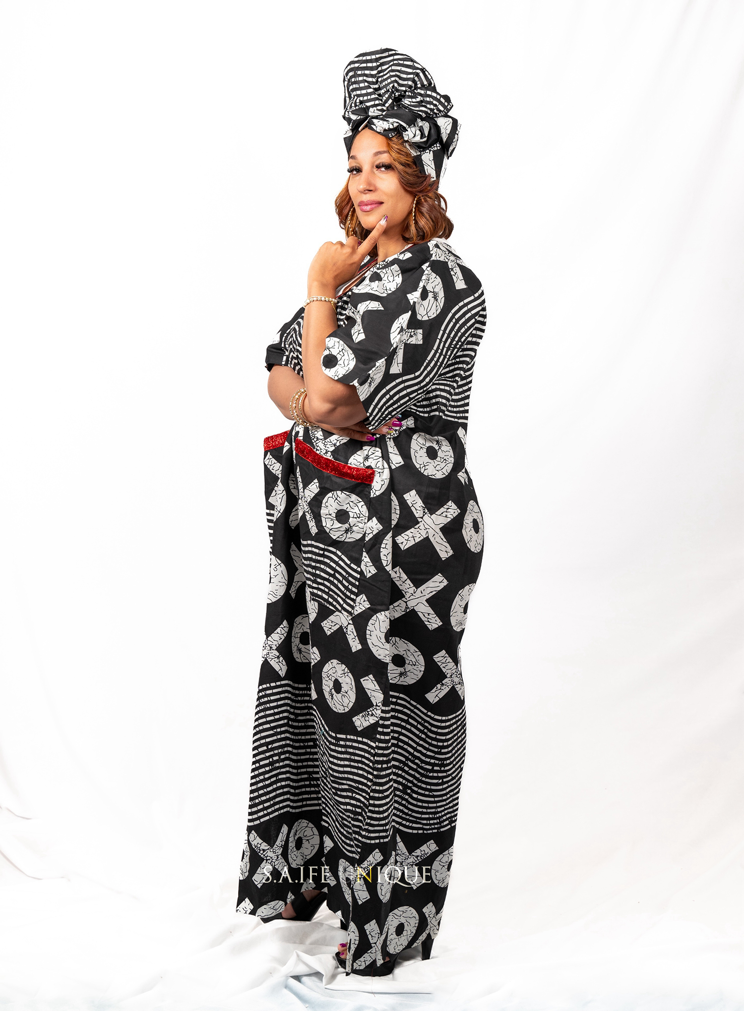 Ankara Sisi Eko Long Dress 