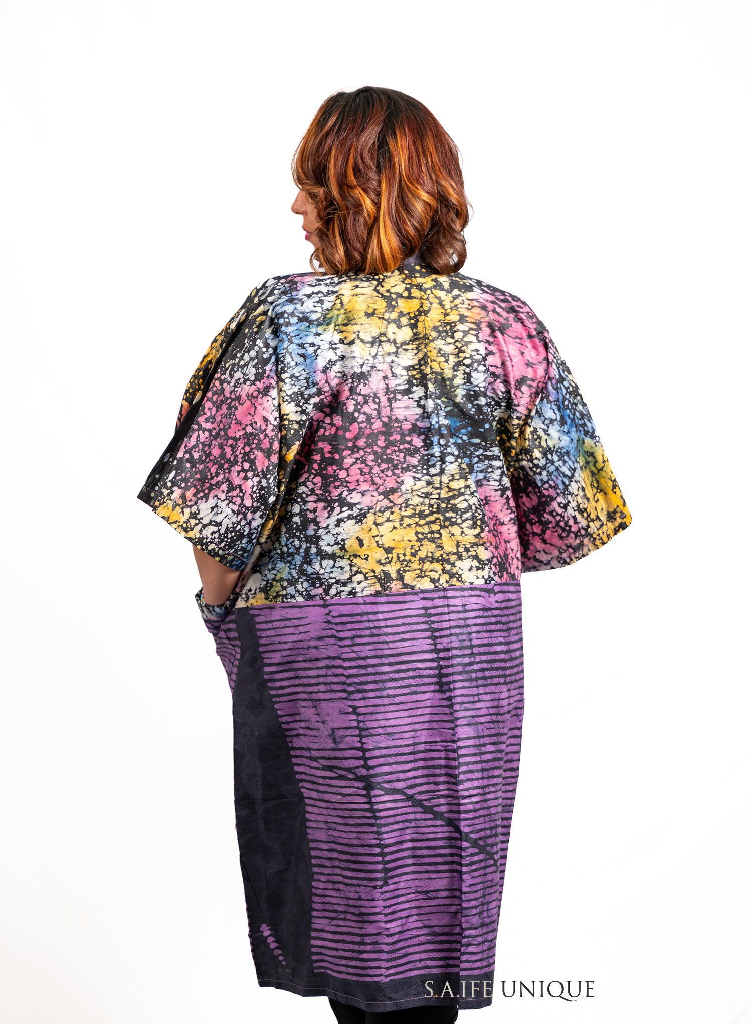 Sisi Eko Adire Batik Kimono