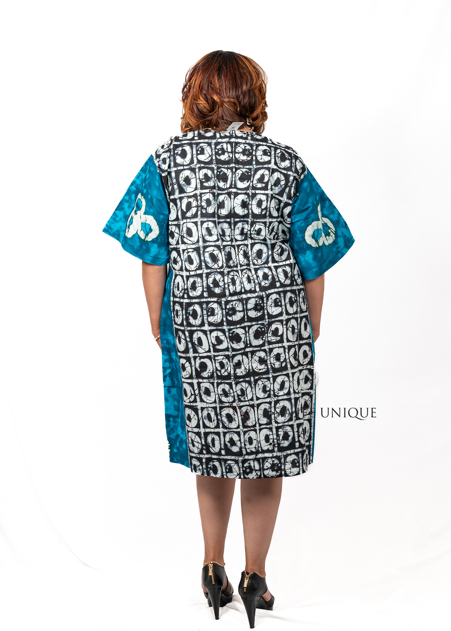 Ankara Sisi Eko Short Dress 