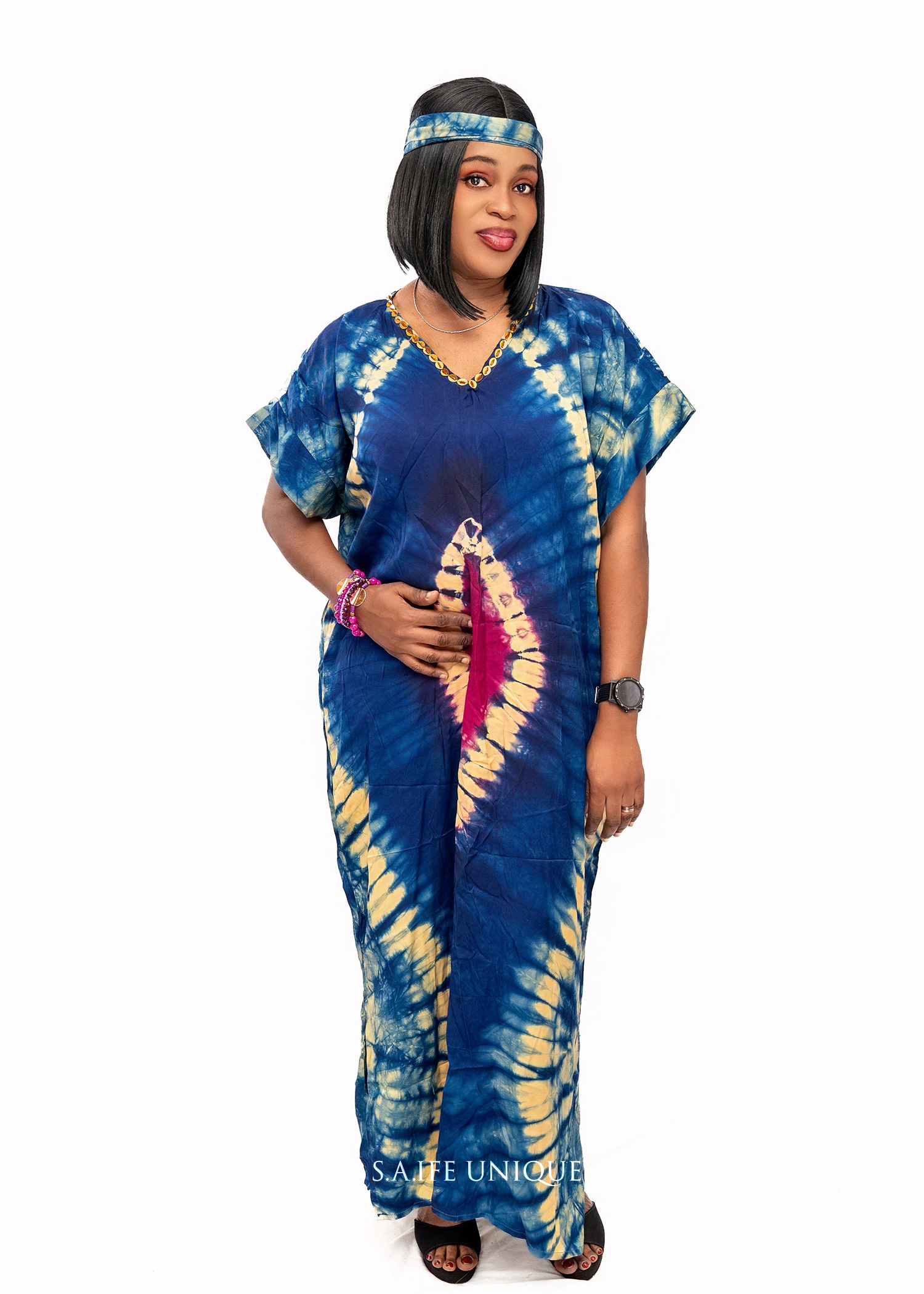 Sisi Eko Adire Boubou