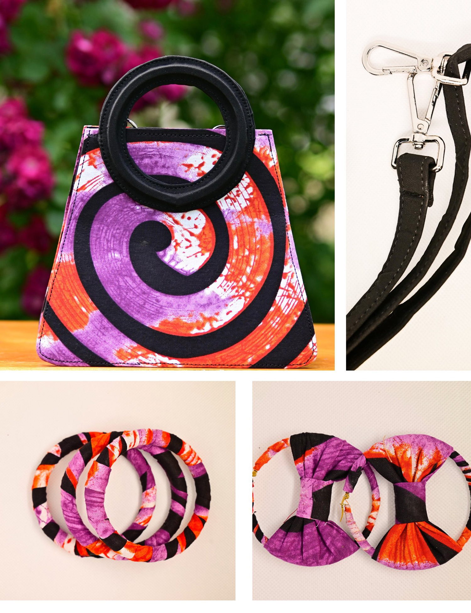 S.A.IFE PURPLE MINI TOTE BAG