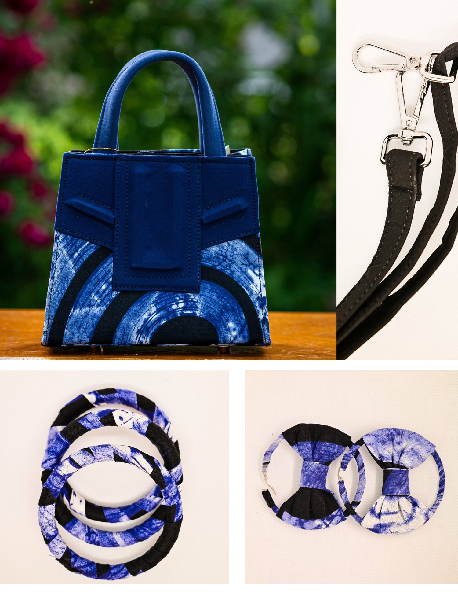 S.A.IFE MINI ANKARA/BLUE TOTE BAG