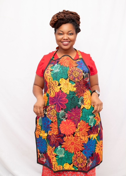 Ankara Flower Apron (Set)