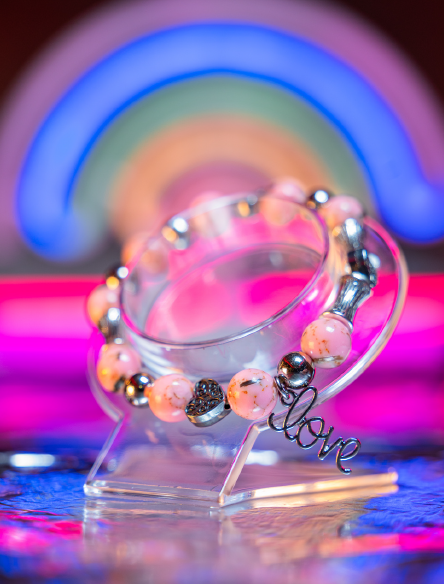 “PINK BLISS” BEADED BRACELET