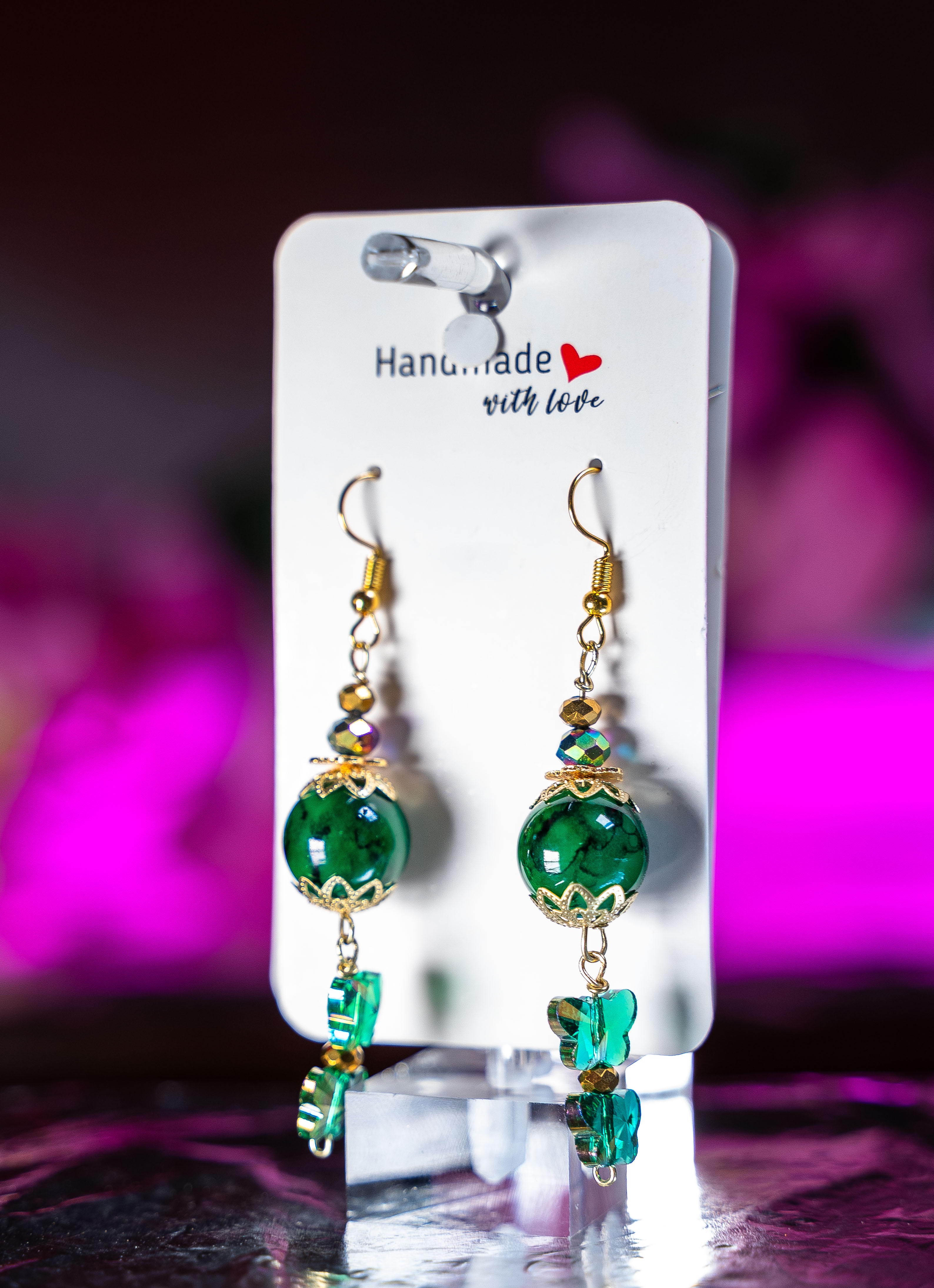 “EMERALD ELEGANCE” EARRINGS