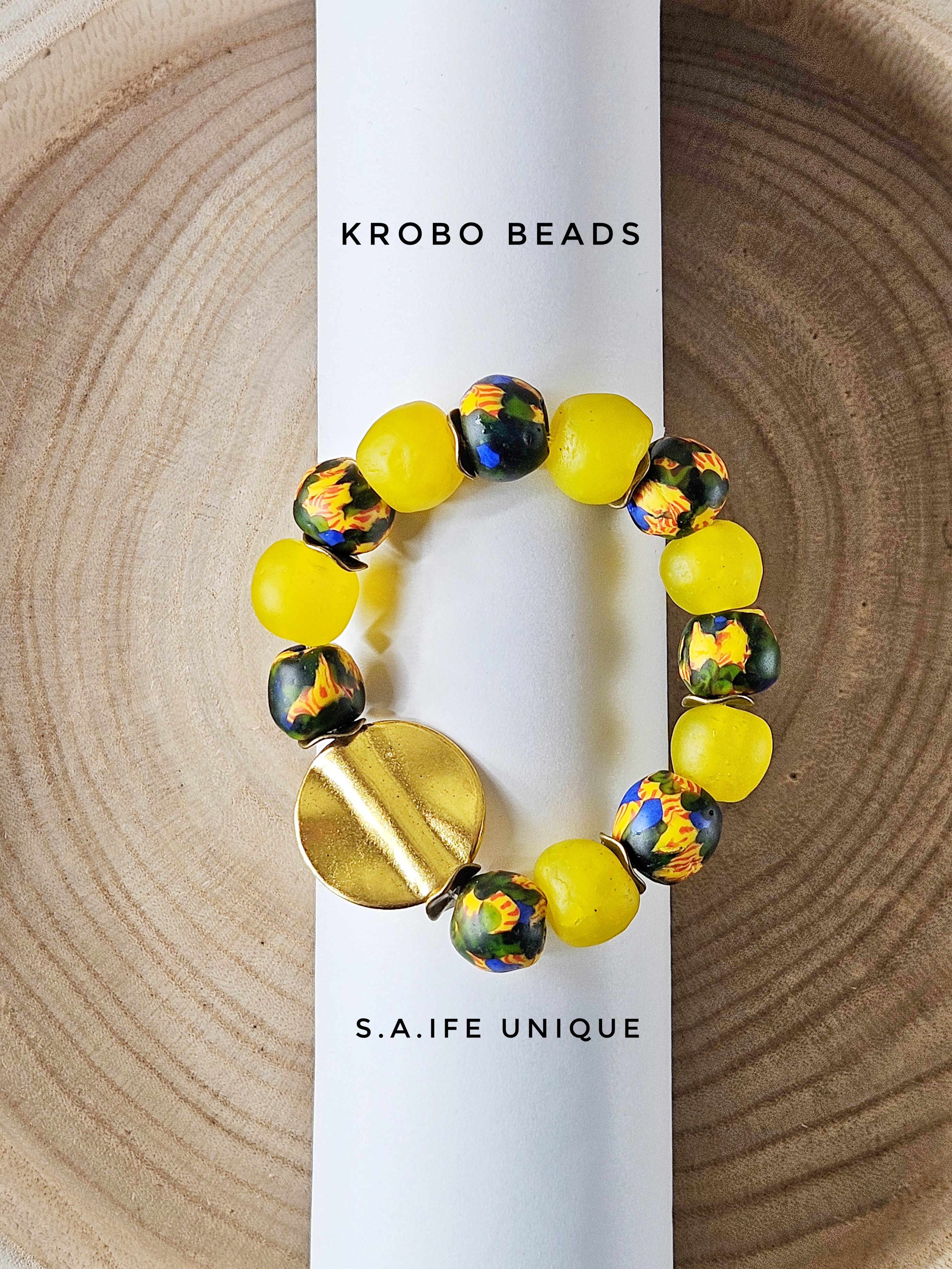 Yellow & Black Krobo