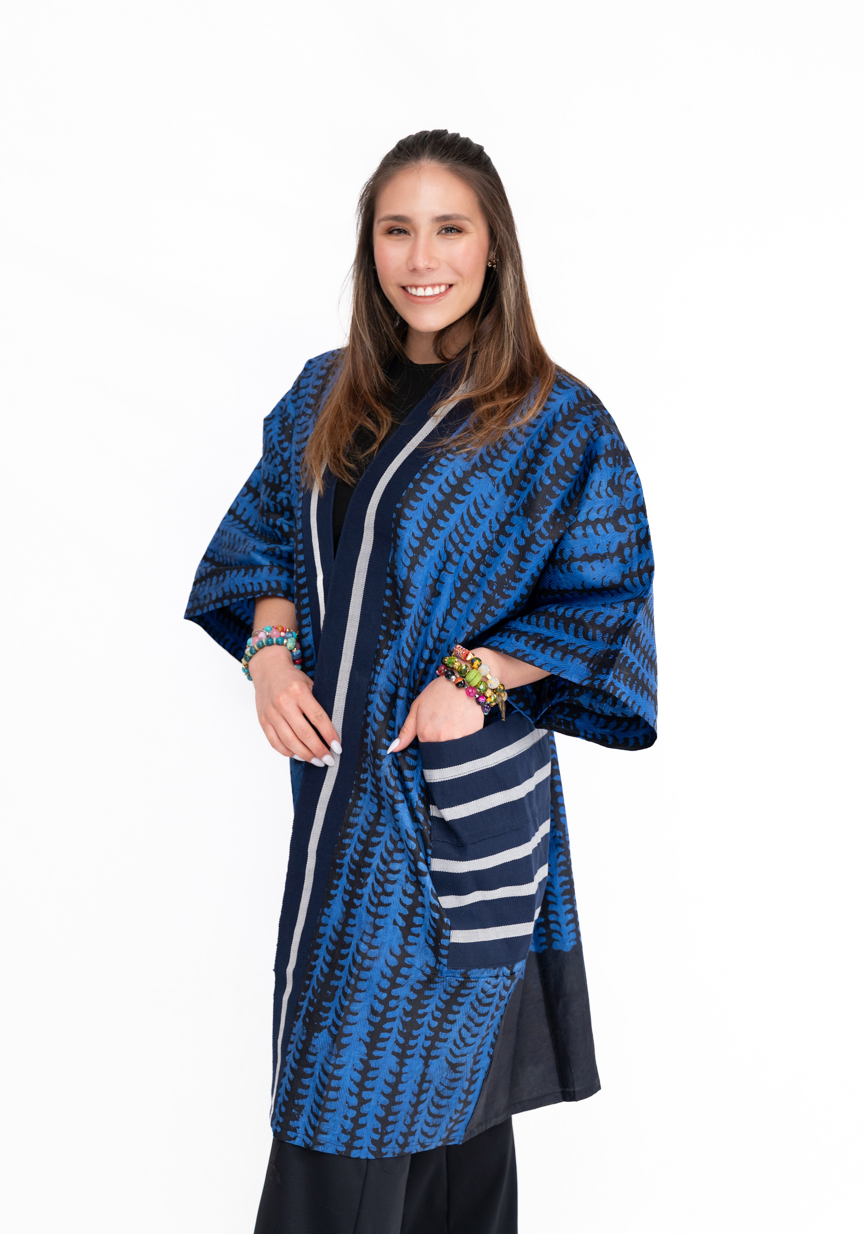 Naija Rich Luxe Kimono – Aso Oke Edition