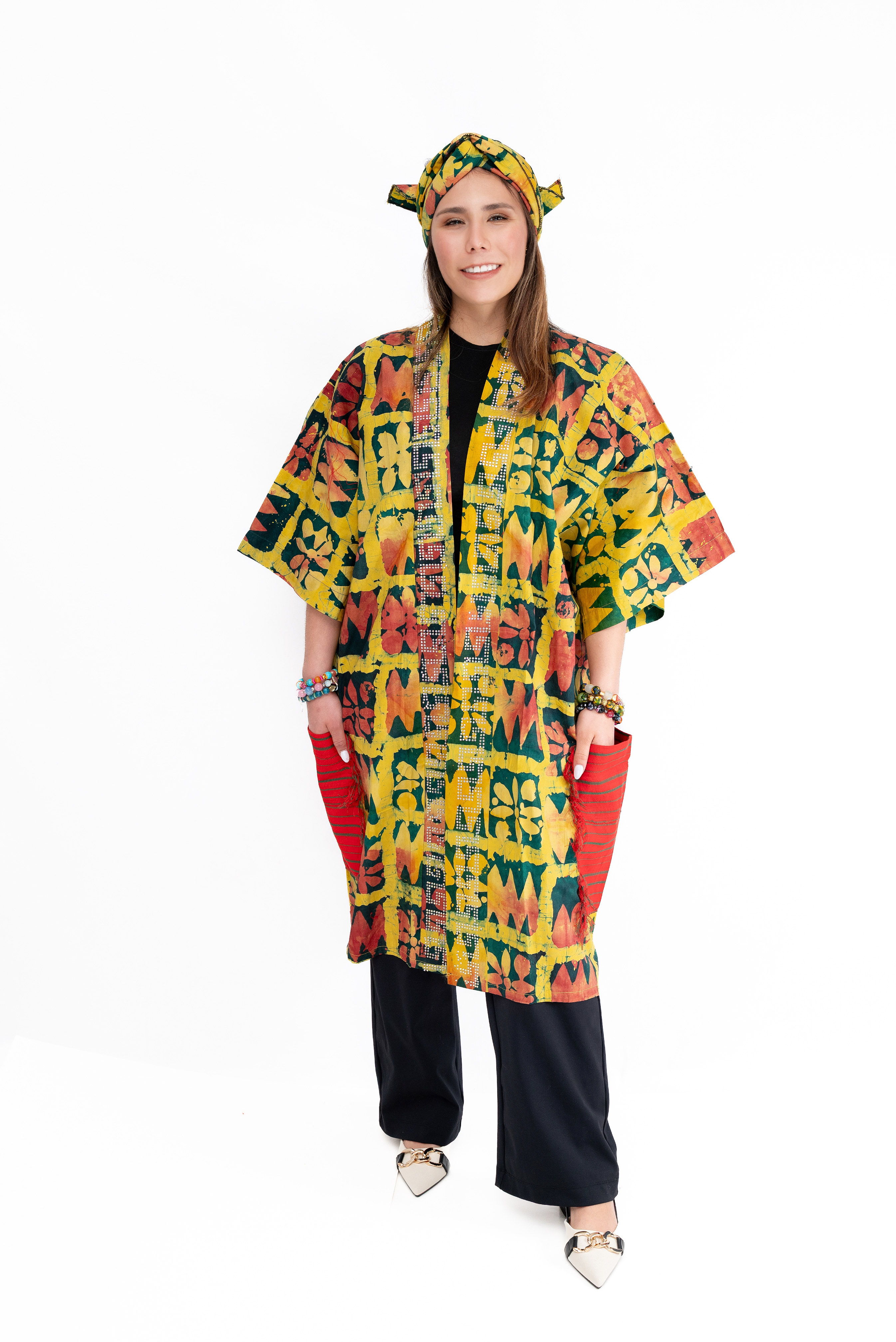 Naija Rich Luxe Kimono – Royal Burst (Embroidered Edition)