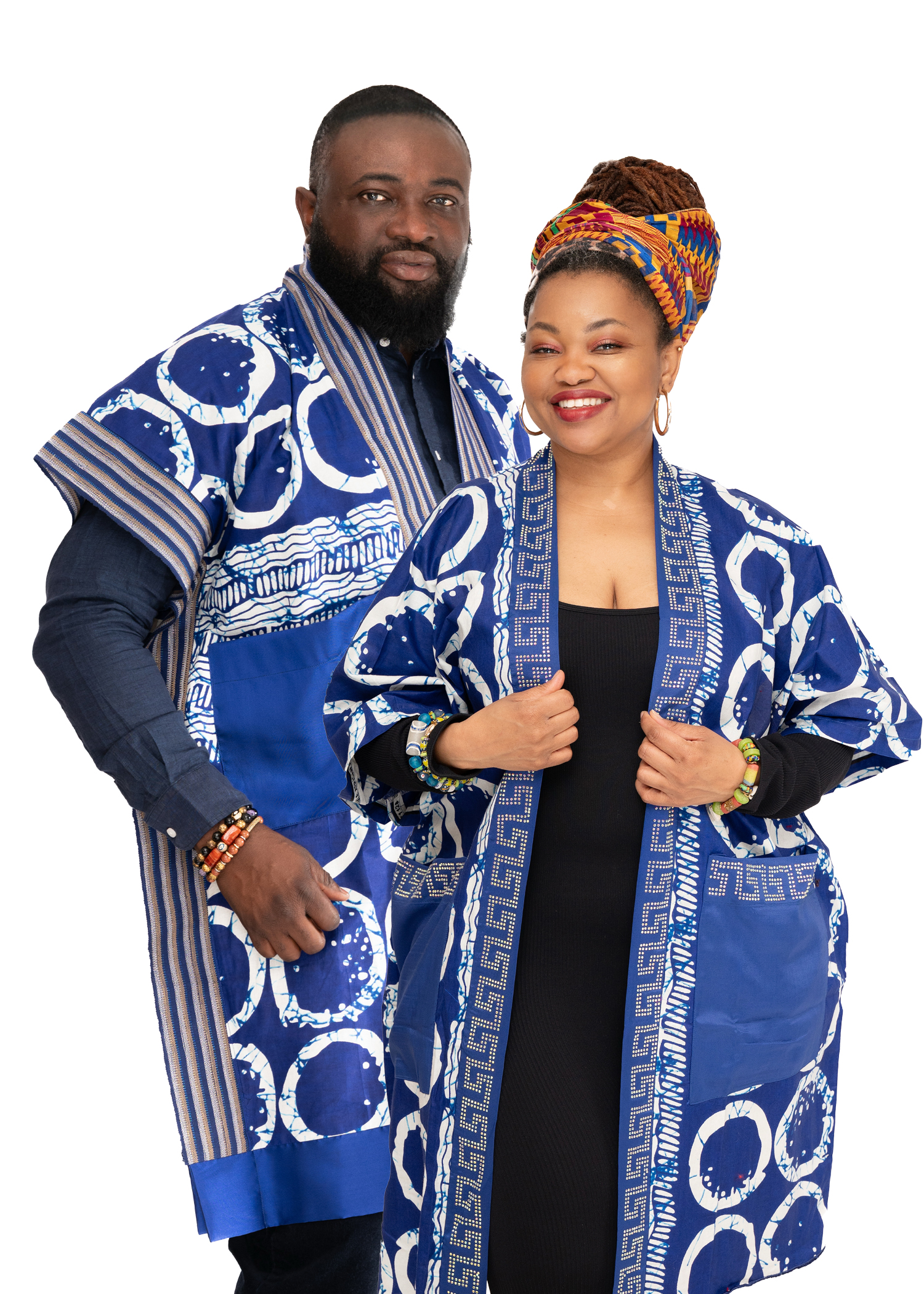 Royal Indigo Legacy Set – Couple’s Kimono Edition