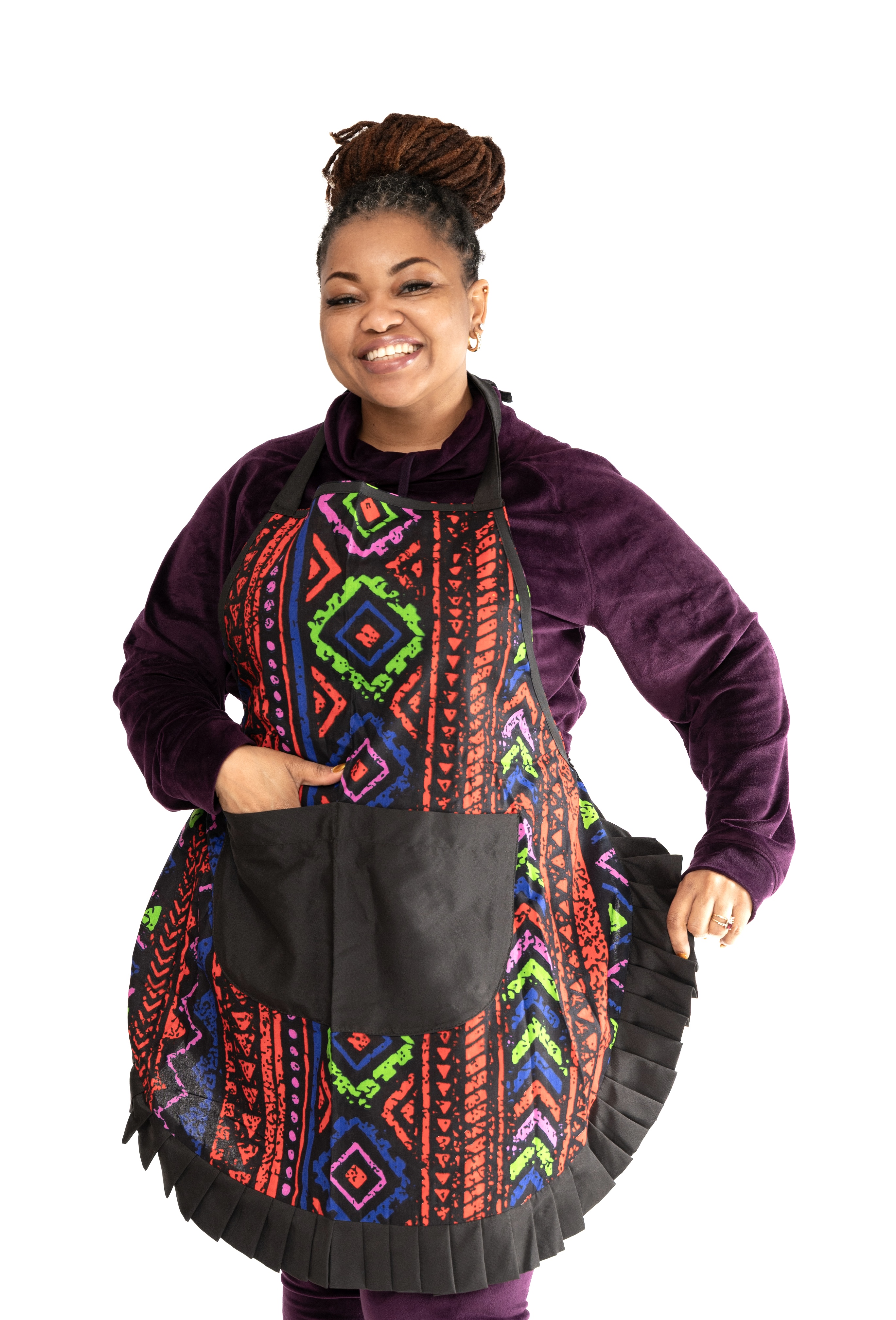 Afro-Inspired Single Aprons