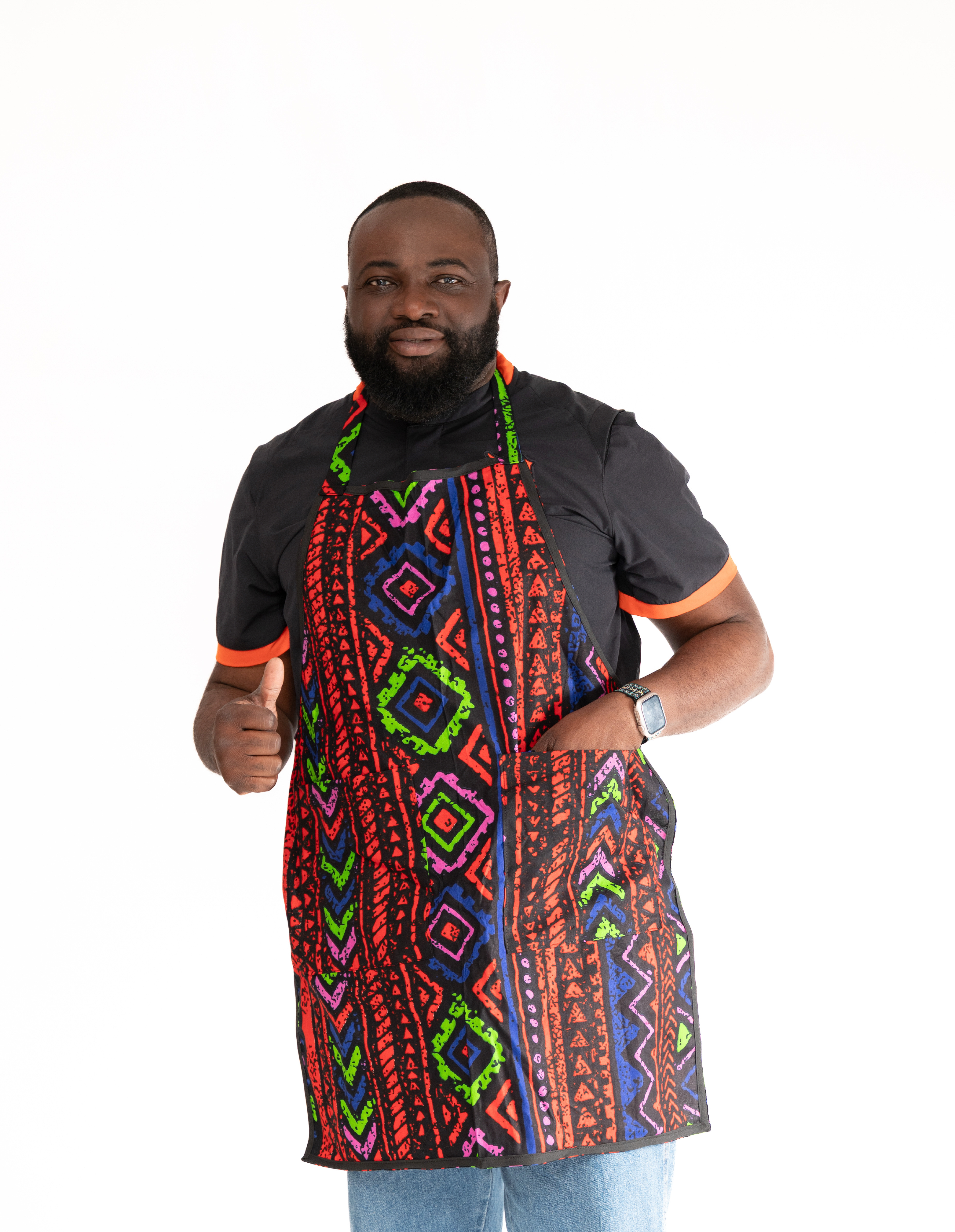 Afro-Inspired Single Aprons