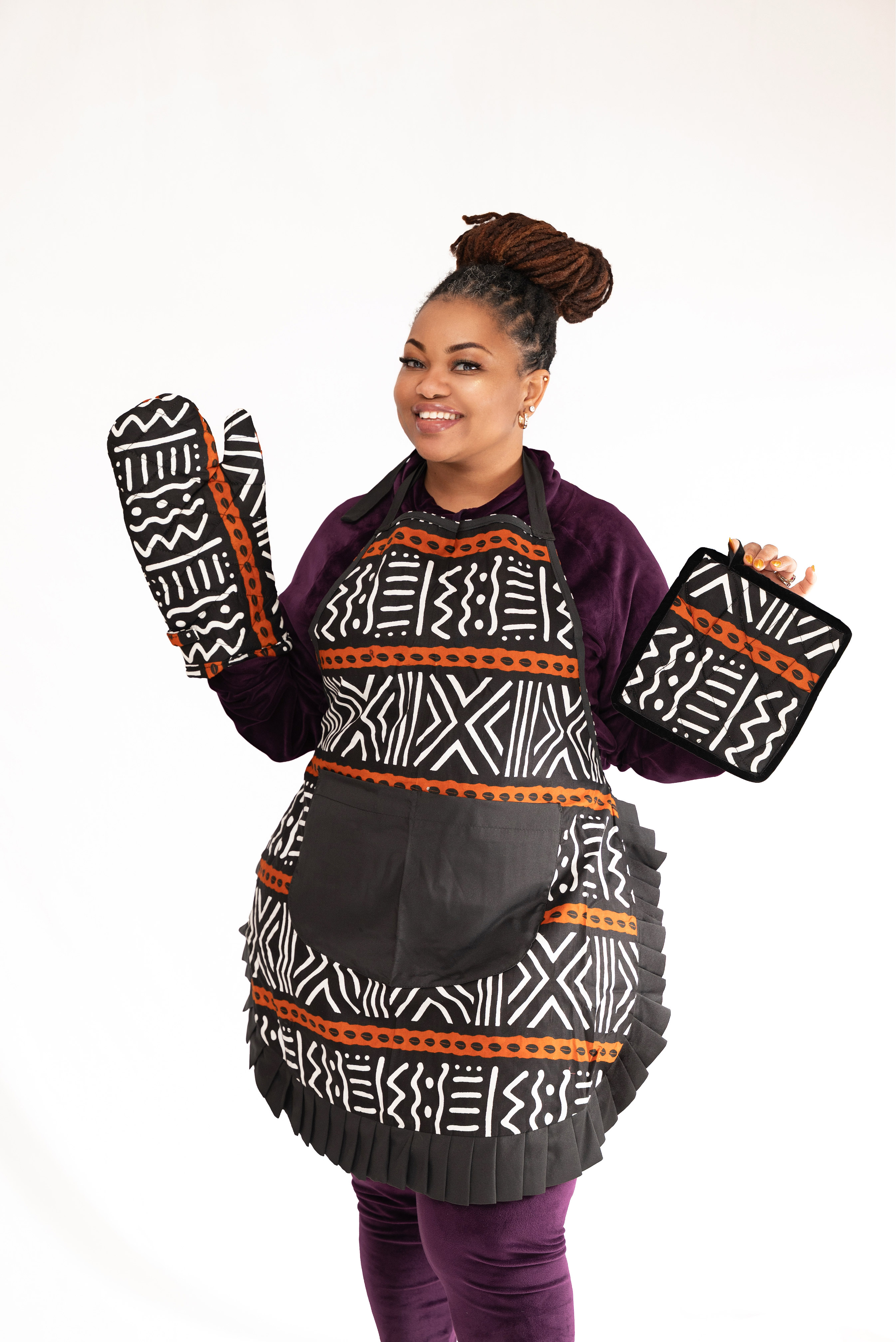 Bold & Beautiful Ankara Apron