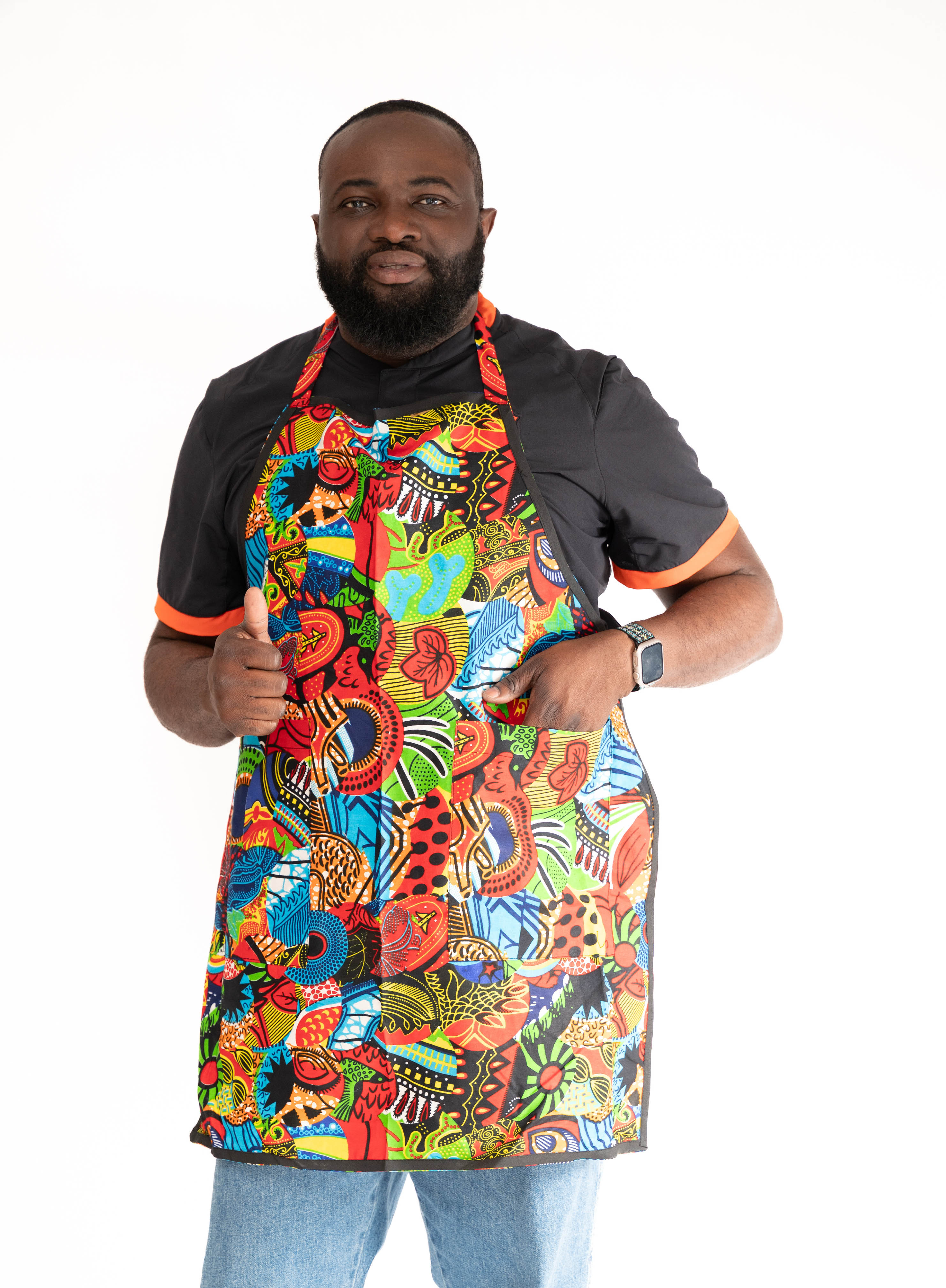 Afro-Inspired Single Aprons