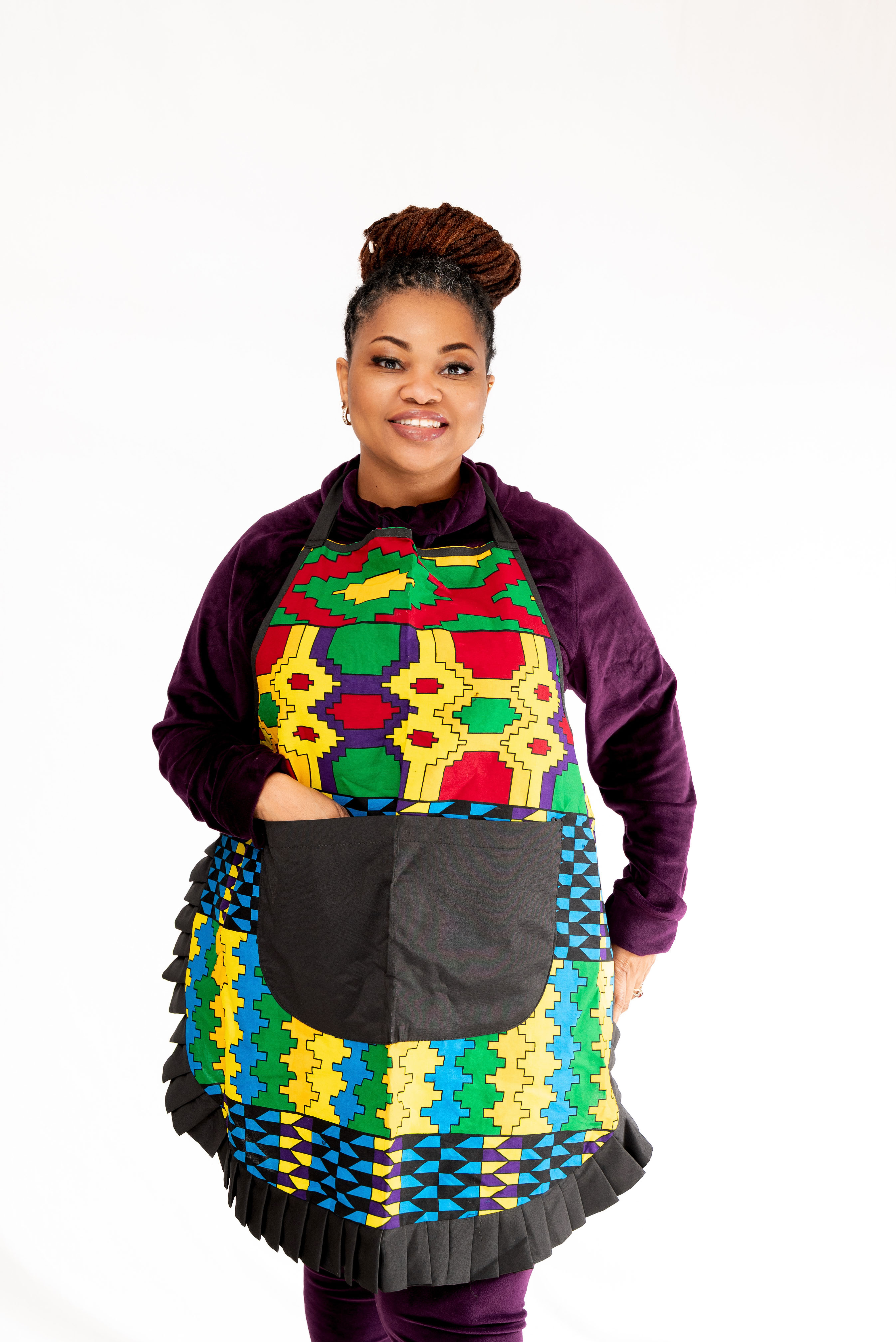 Afro-Inspired Single Aprons