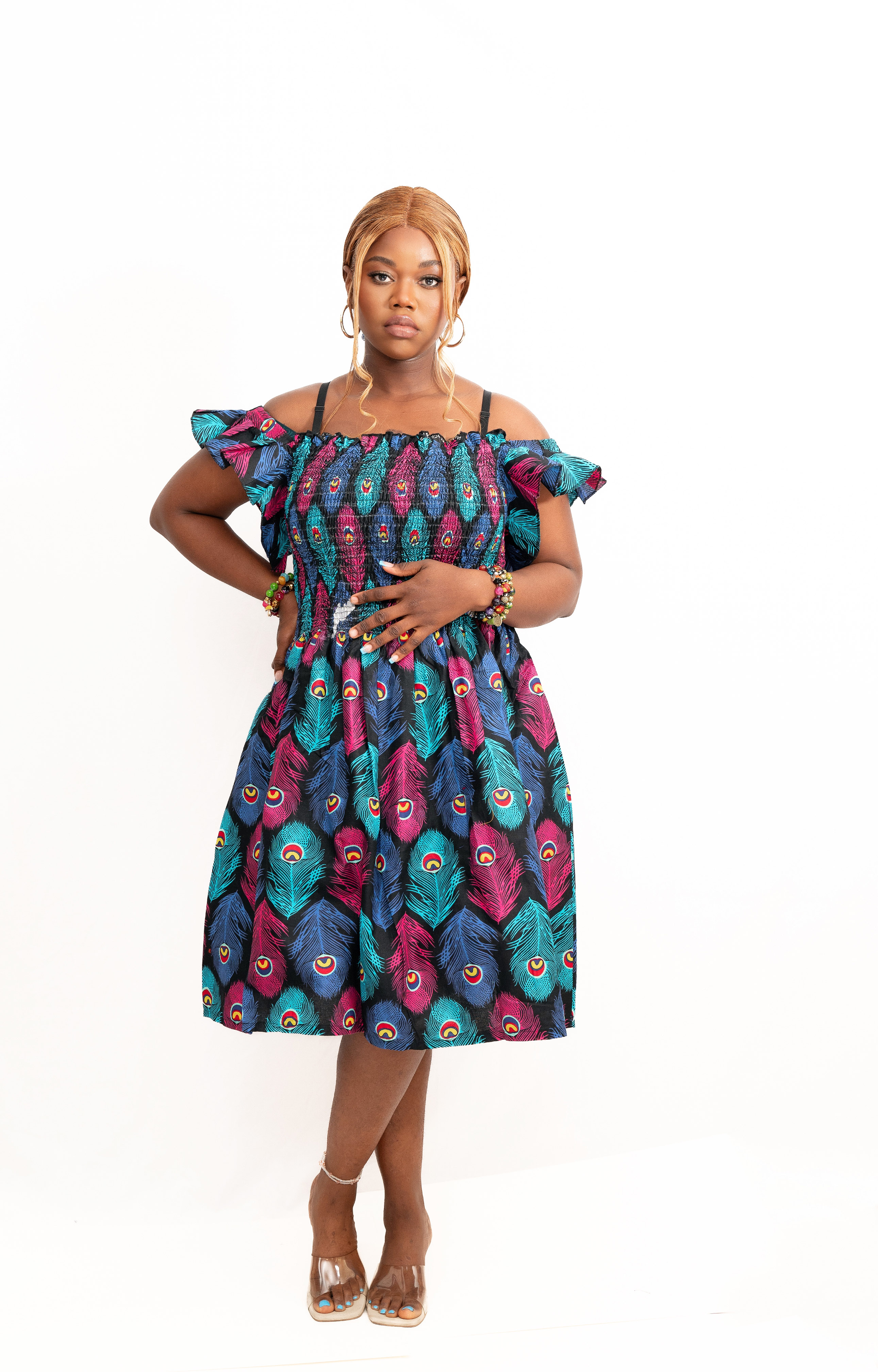 Sunshine Baddie Ankara Sundress