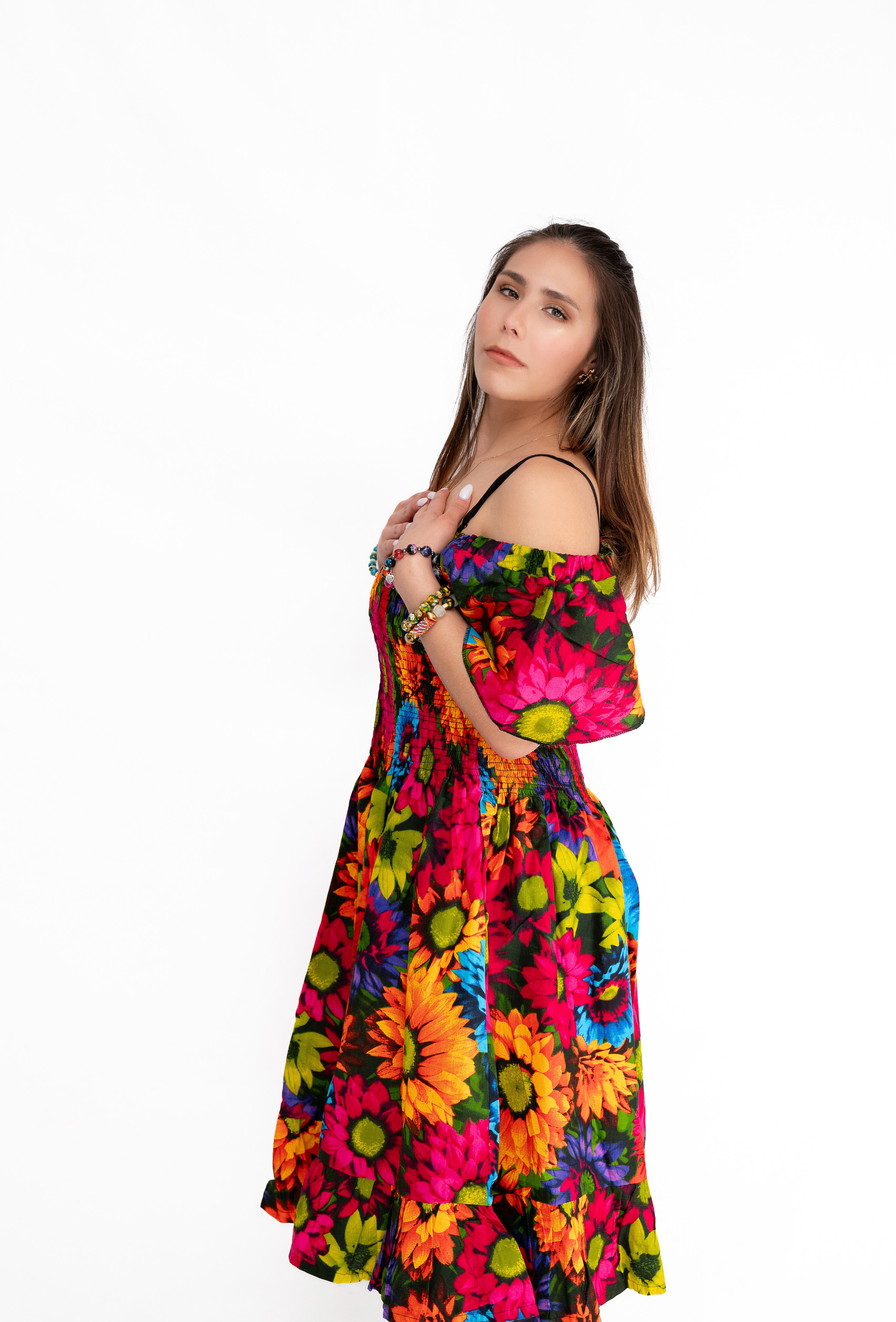 Sunshine Baddie Ankara Sundress