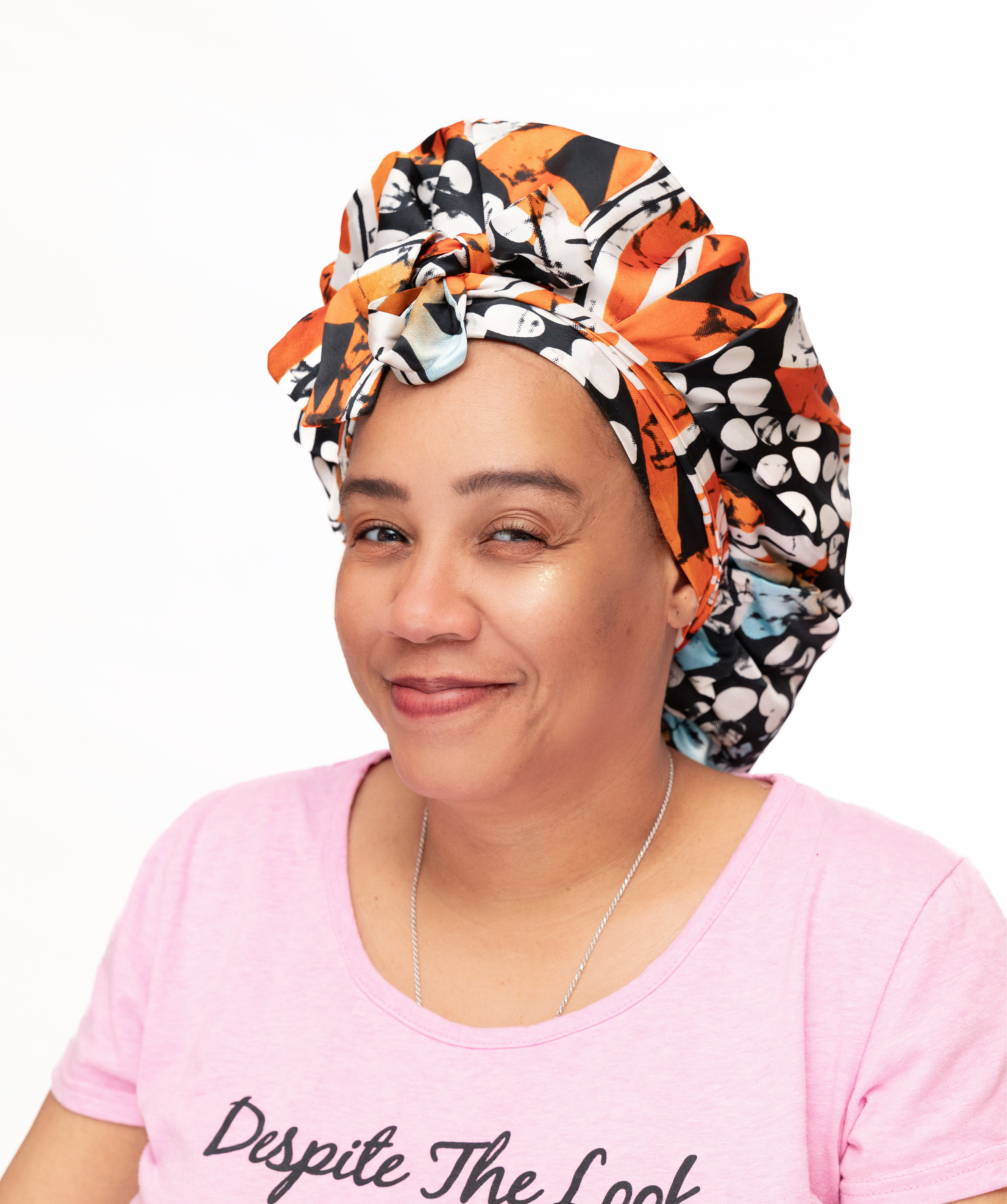 Ankara Silk Hair Wrap Bonnet