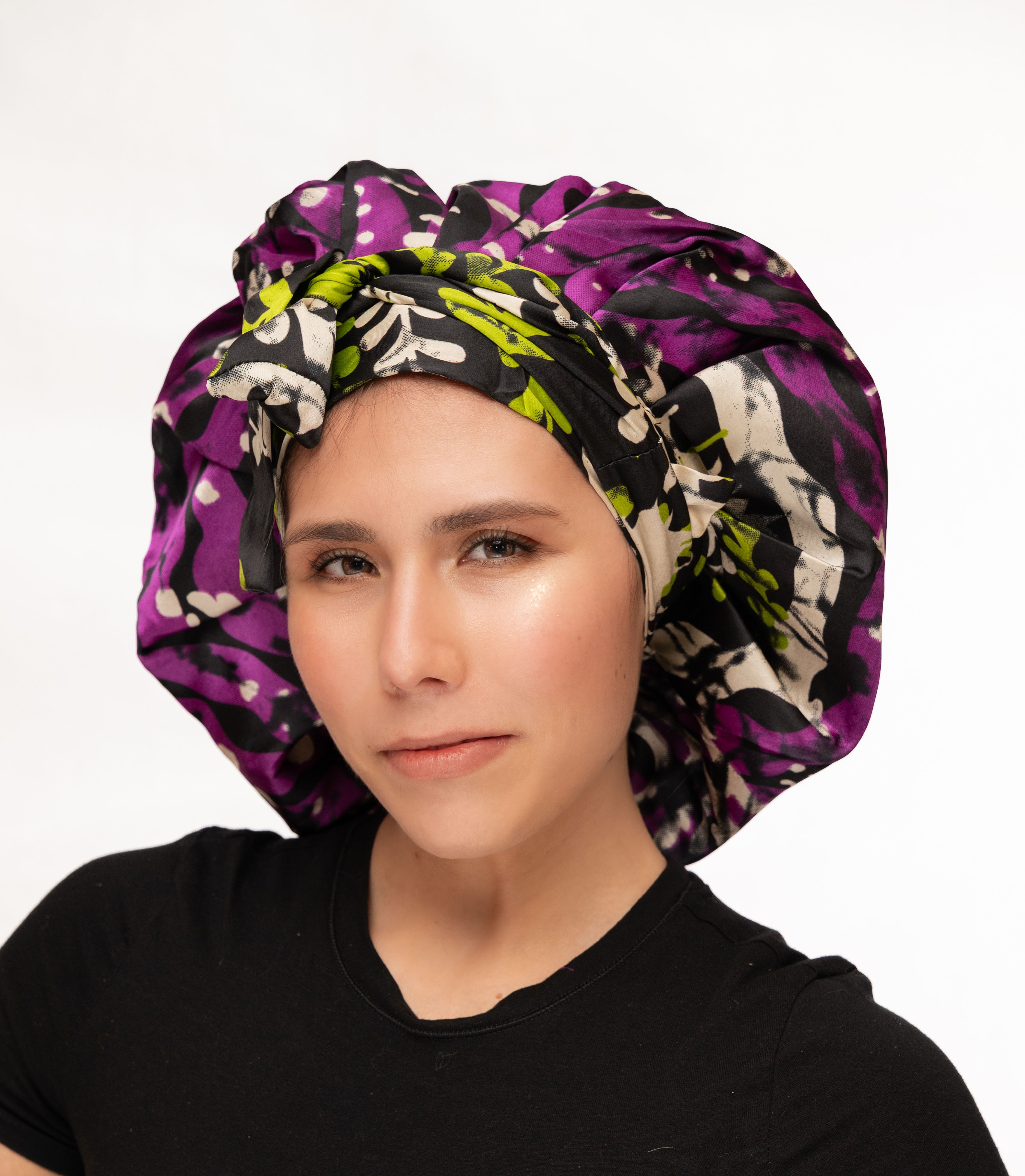 Ankara Silk Hair Wrap Bonnet