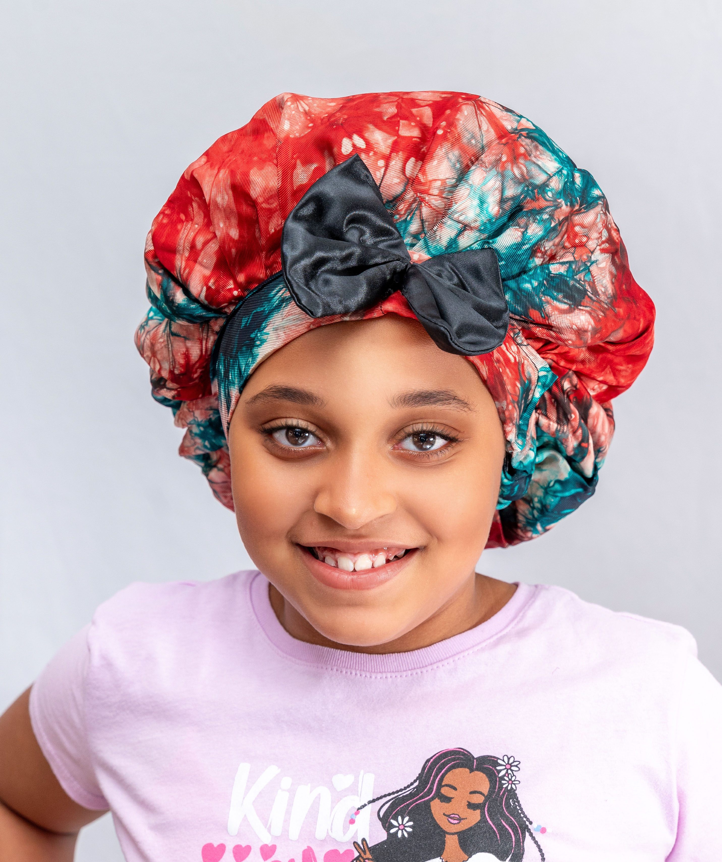 Adire Silk Bow Bonnet