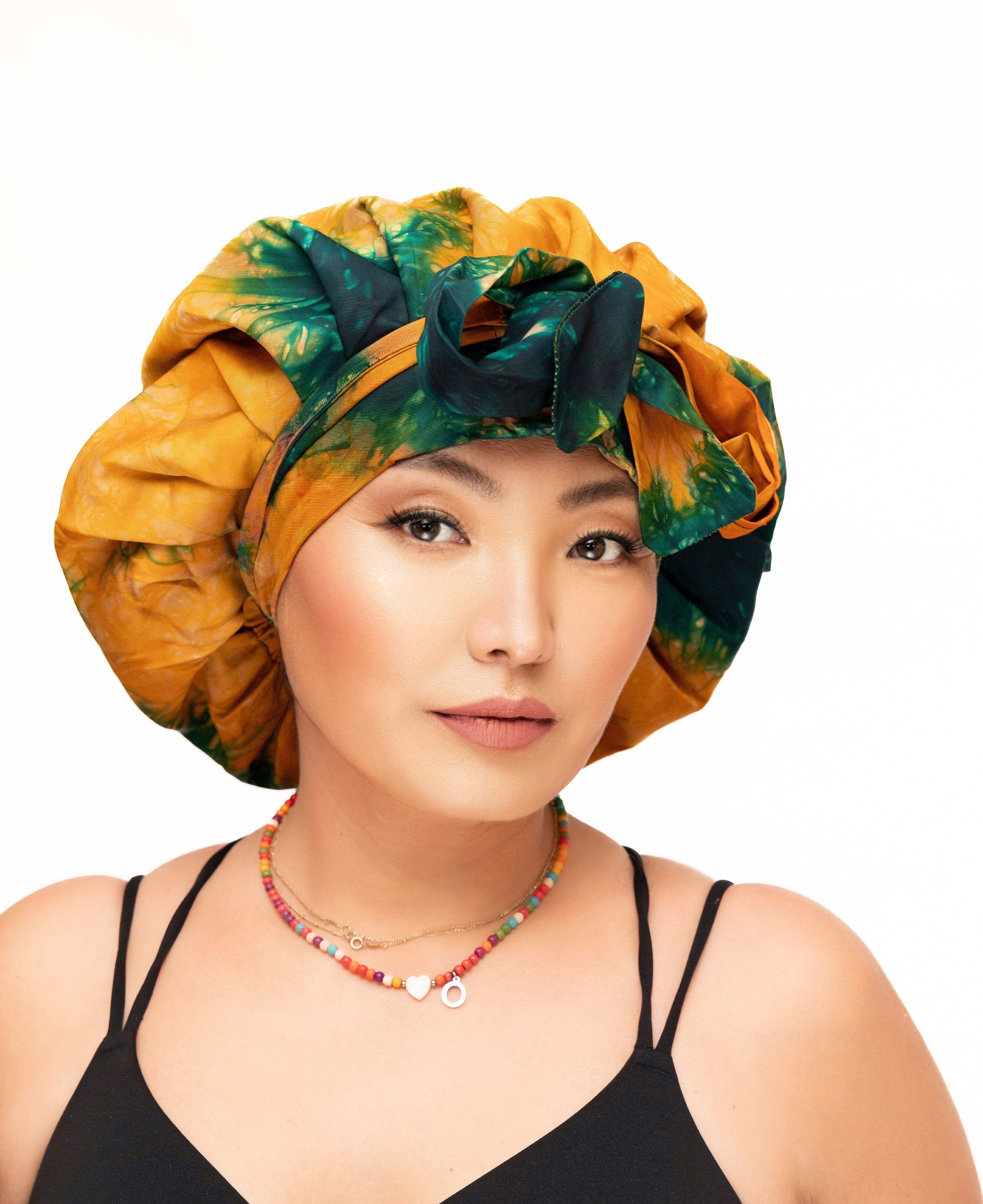 Adire Silk Hair Wrap