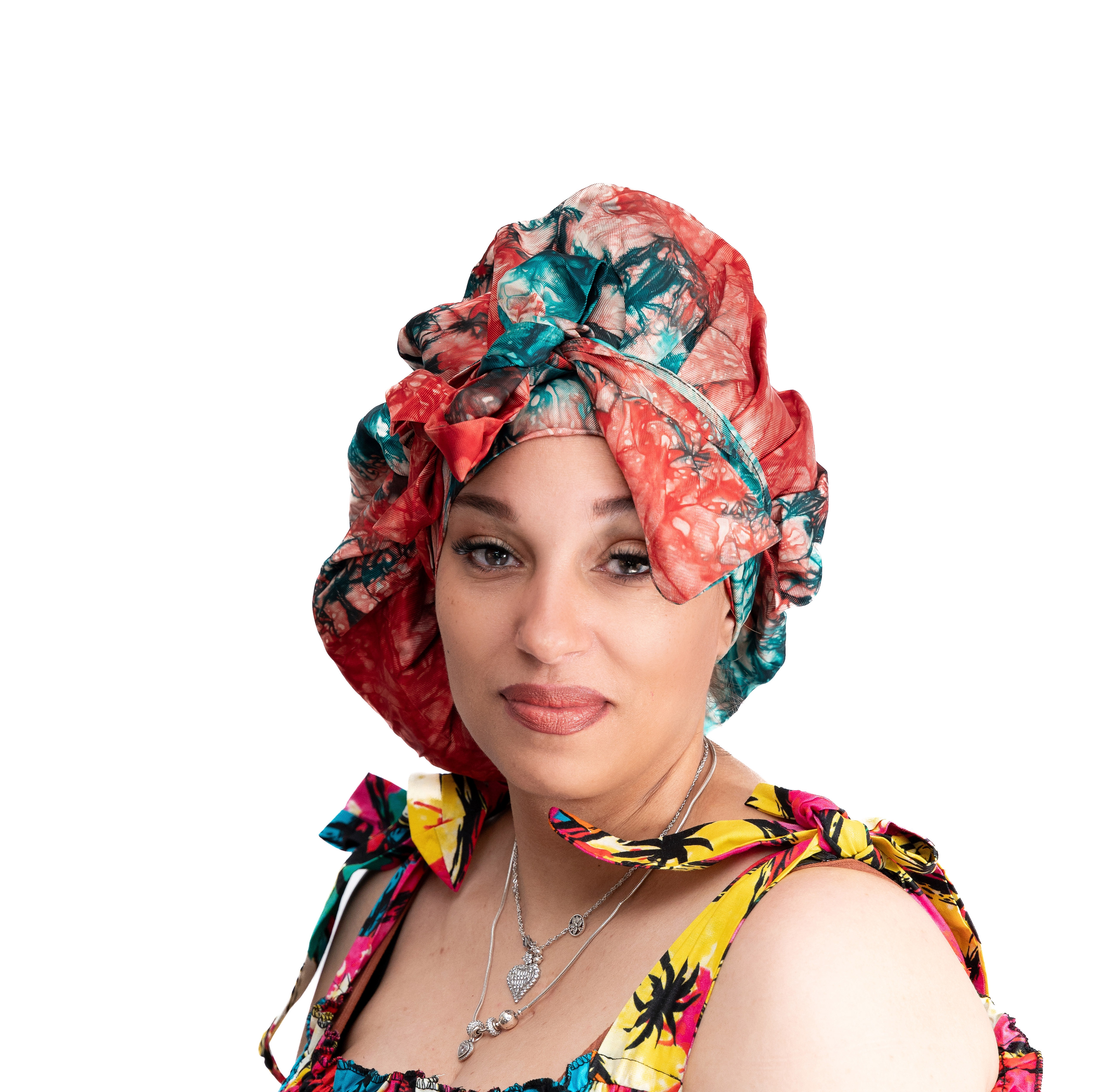 Adire Silk Hair Wrap