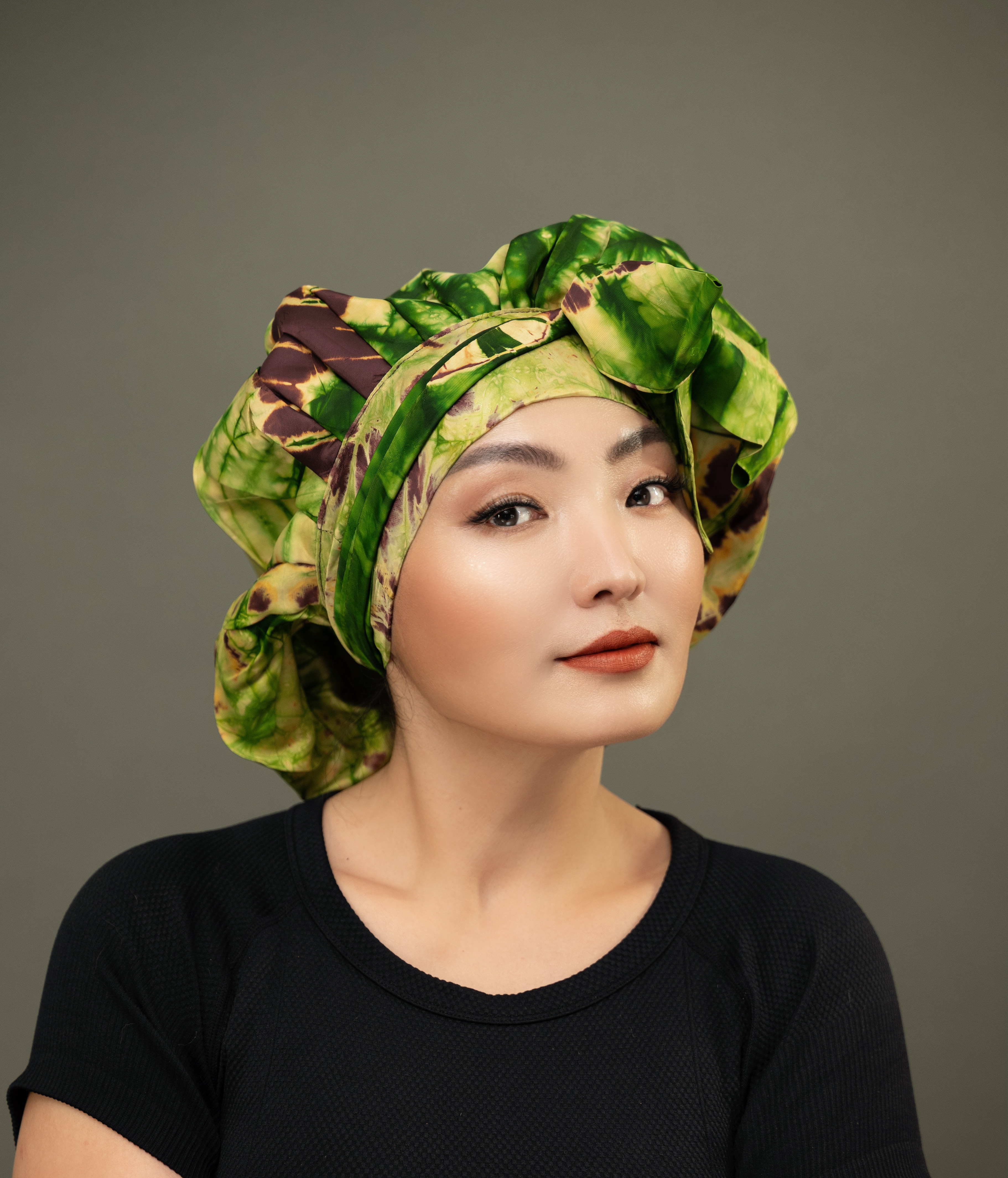Adire Wrap Bonnet