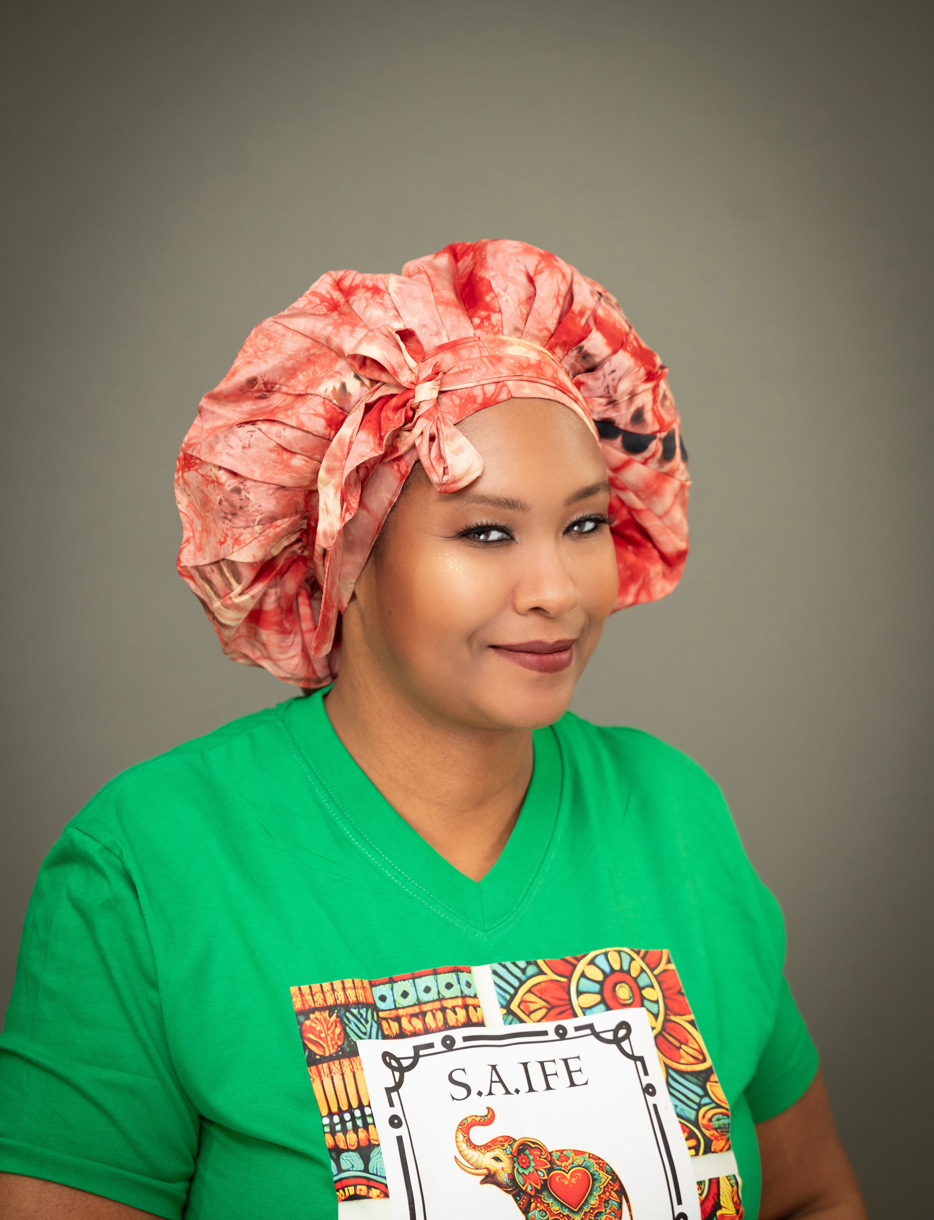 Tie-Dye Silk Wrap